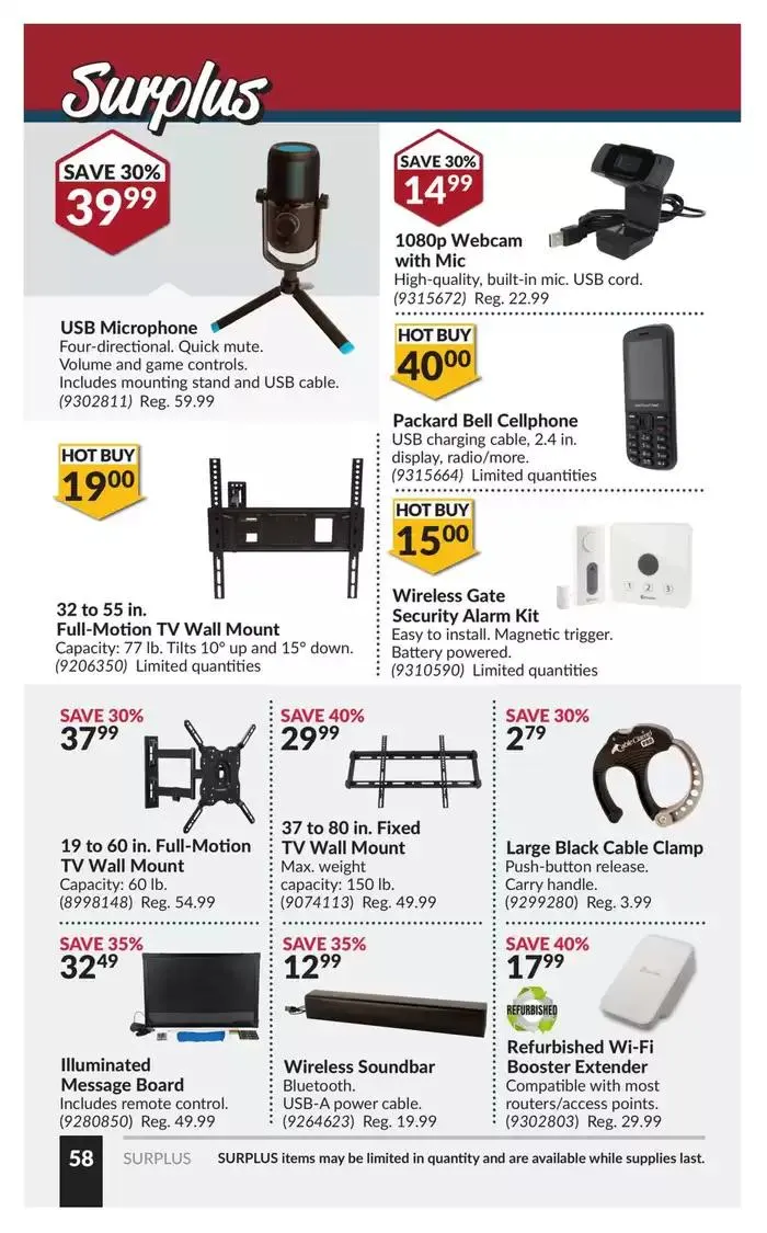 National Sale from November 5 to November 17 2024 - flyer page 62