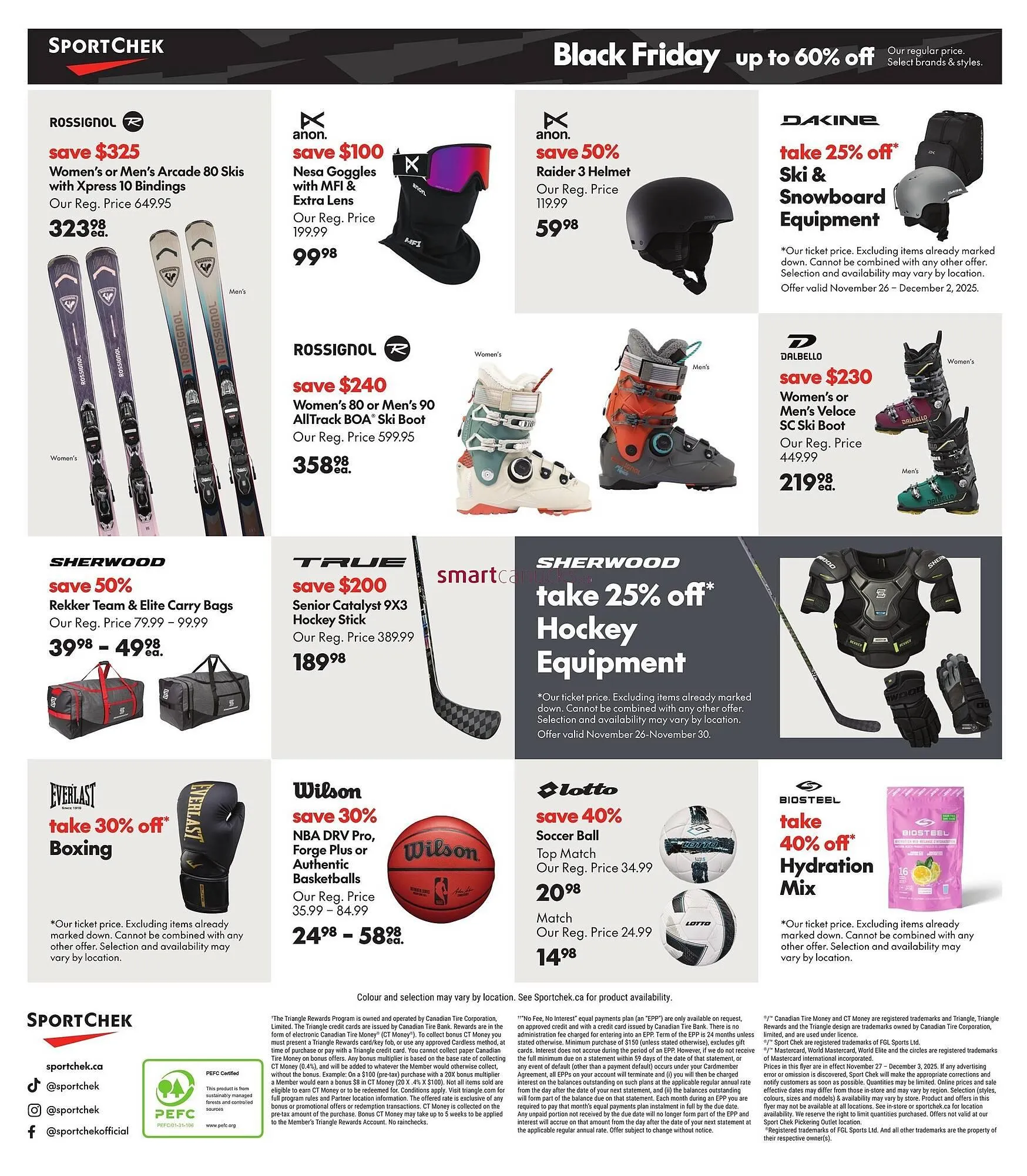 Sport Chek flyer from November 27 to December 3 2025 - flyer page 8