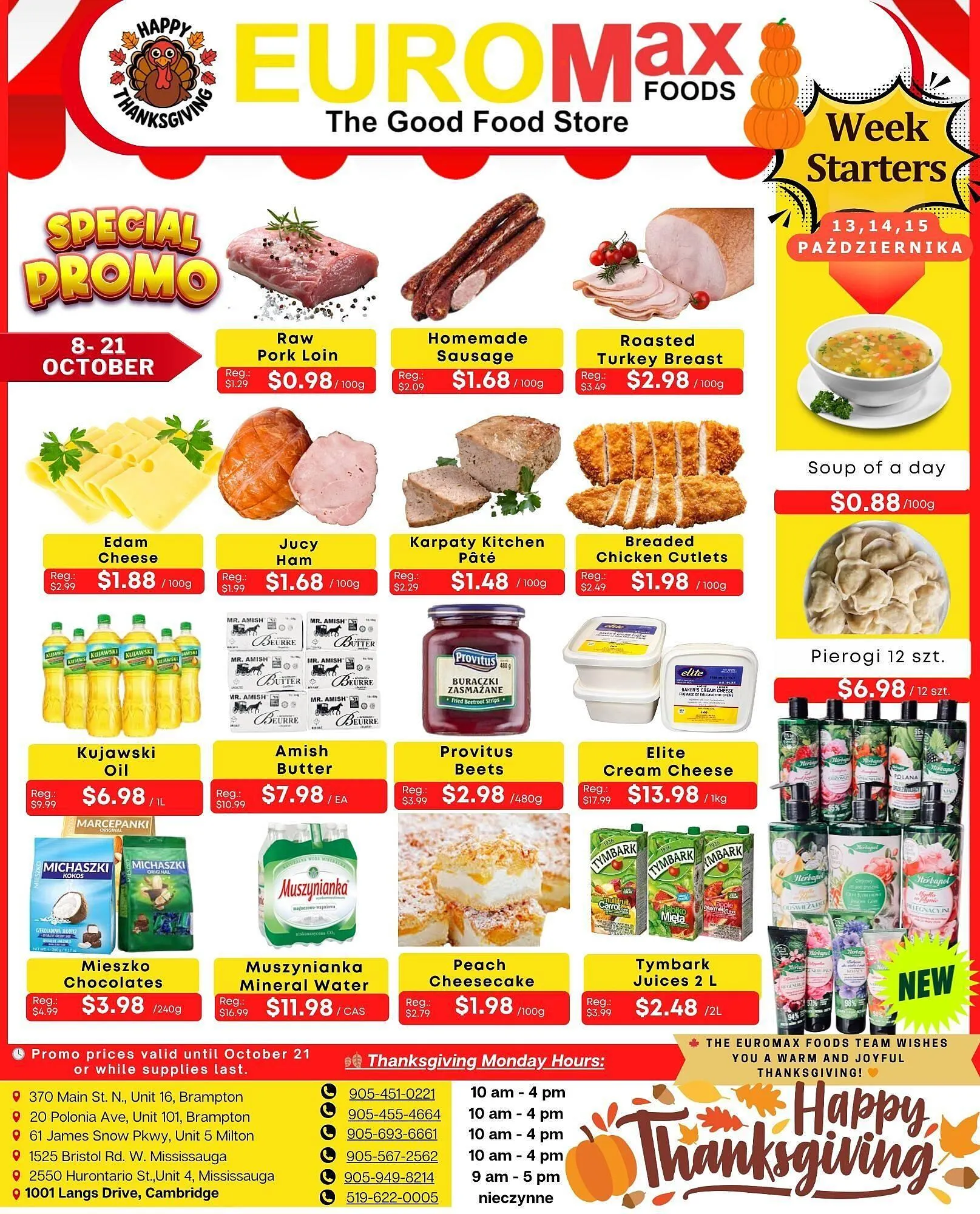EuroMax Foods flyer from October 9 to October 15 2025 - flyer page 1