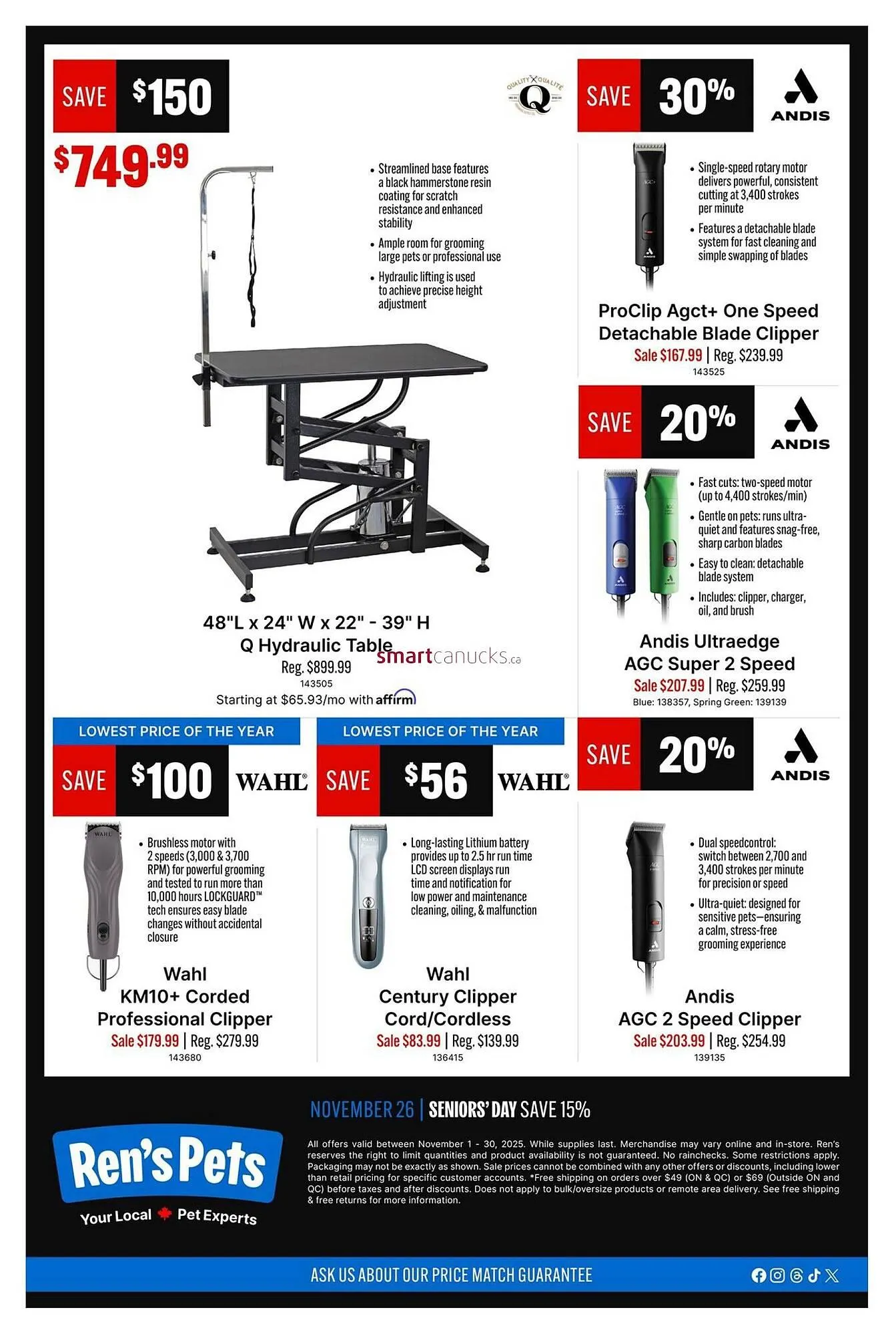 Ren’s Pets Depot flyer from October 31 to November 6 2025 - flyer page 3