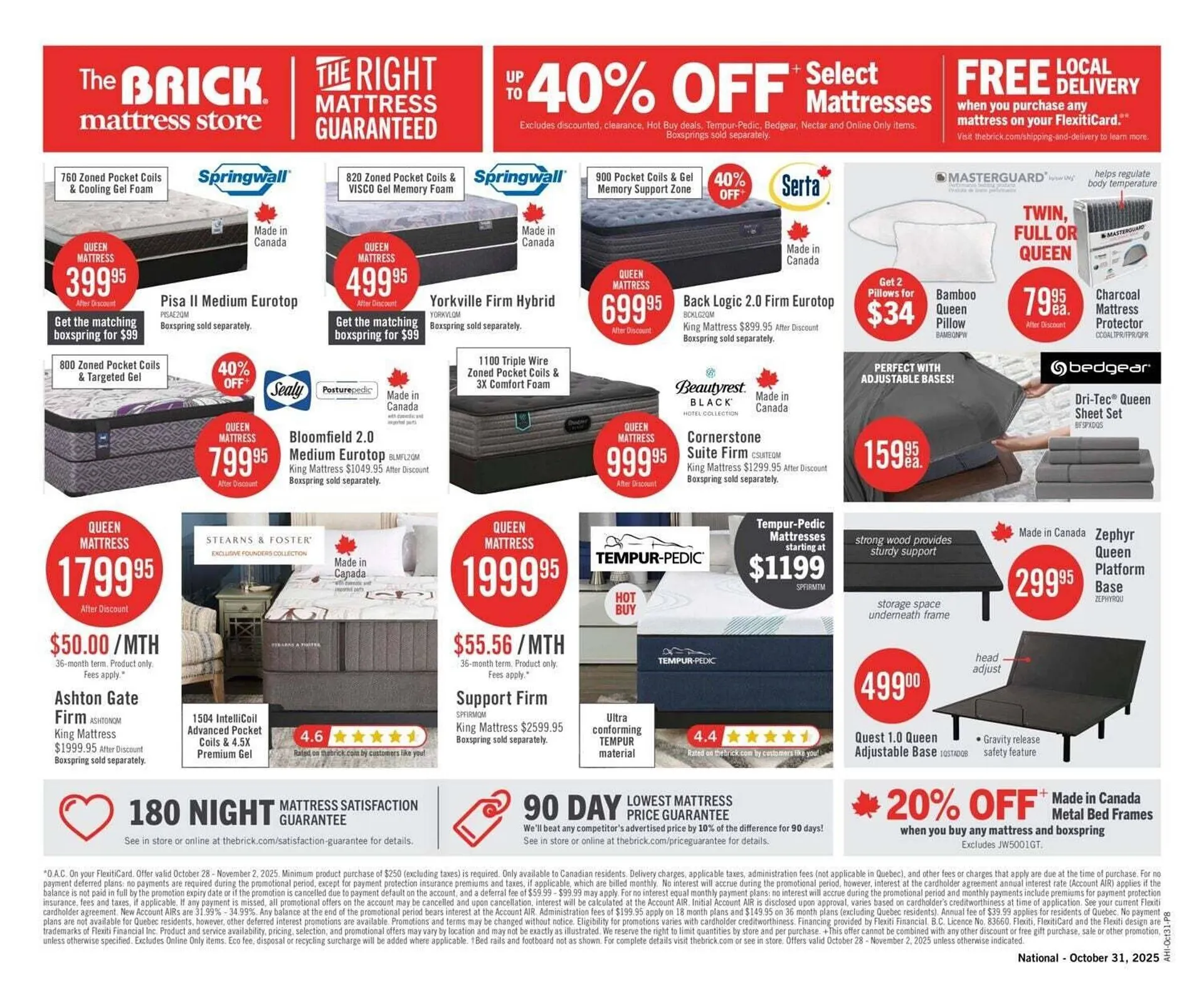 The Brick flyer from October 28 to November 2 2025 - flyer page 10