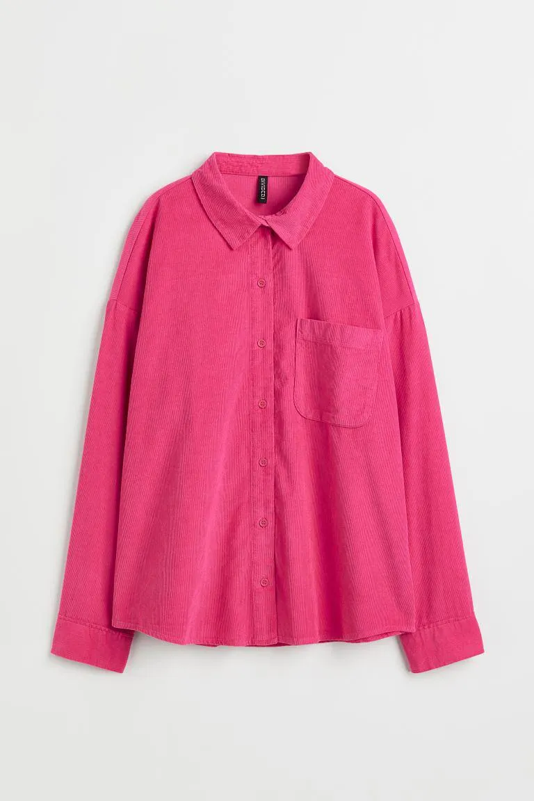 Oversized Corduroy Shirt