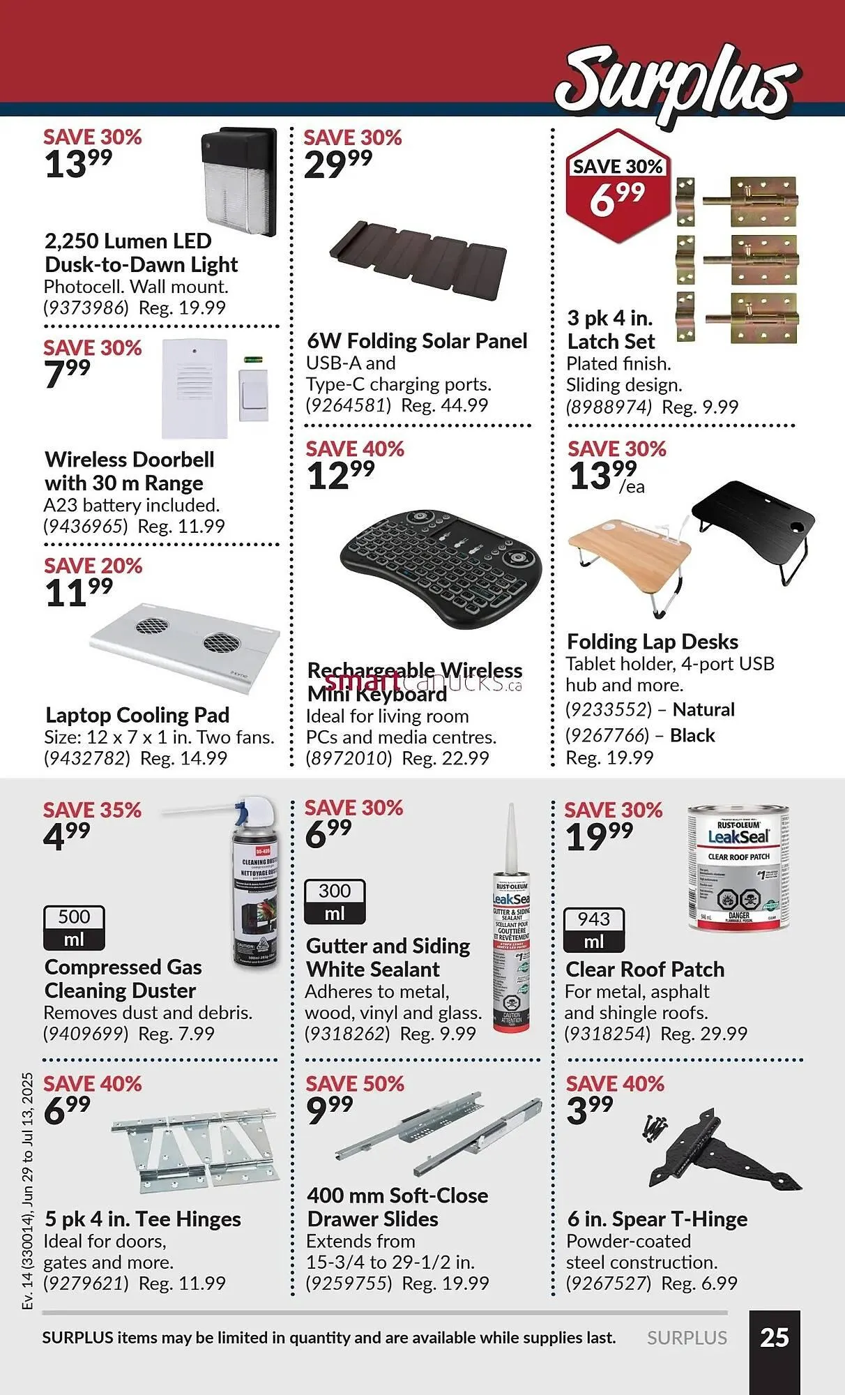 Princess Auto flyer from July 3 to July 9 2025 - flyer page 29