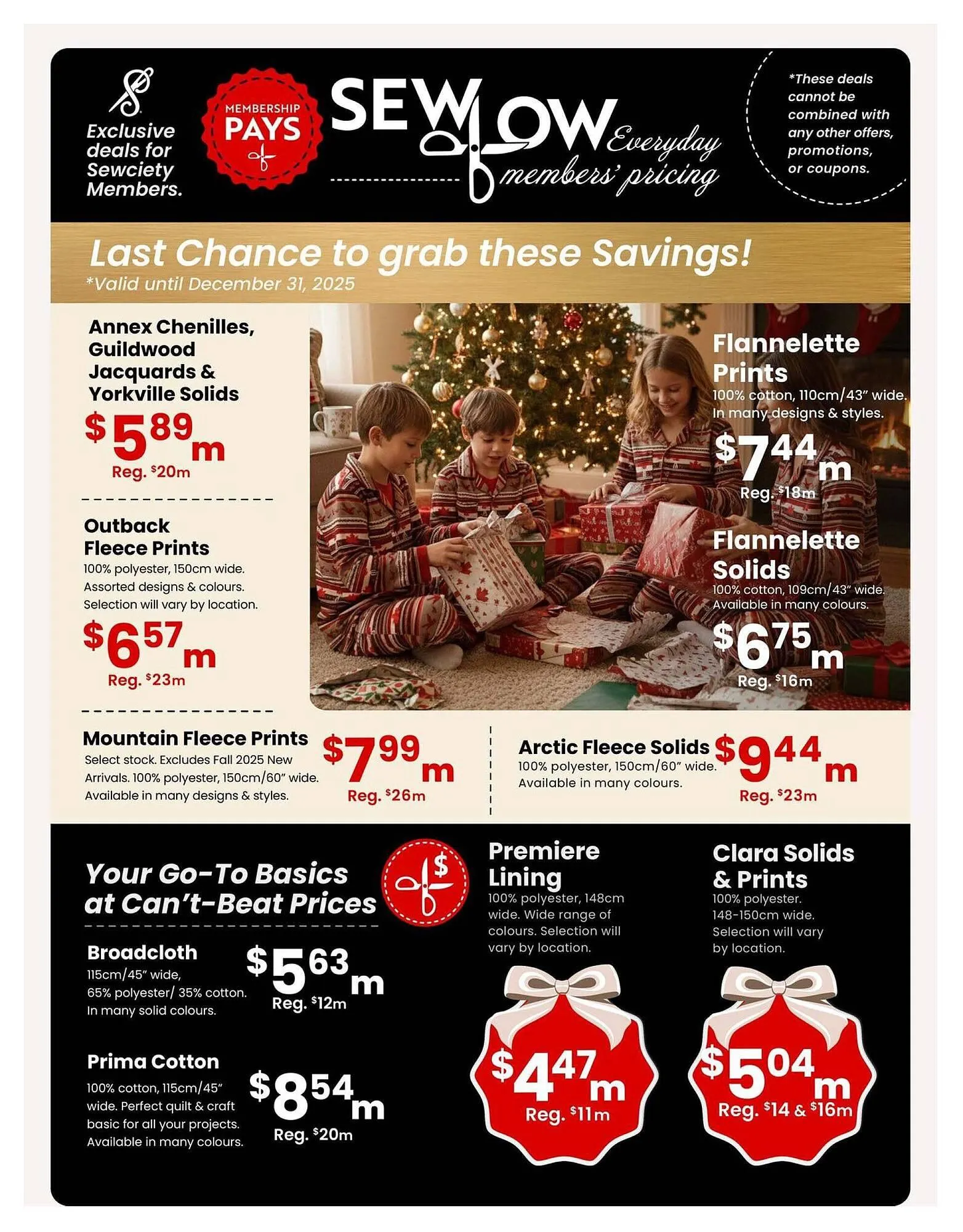 Fabricland flyer from December 1 to January 1 2026 - flyer page 5