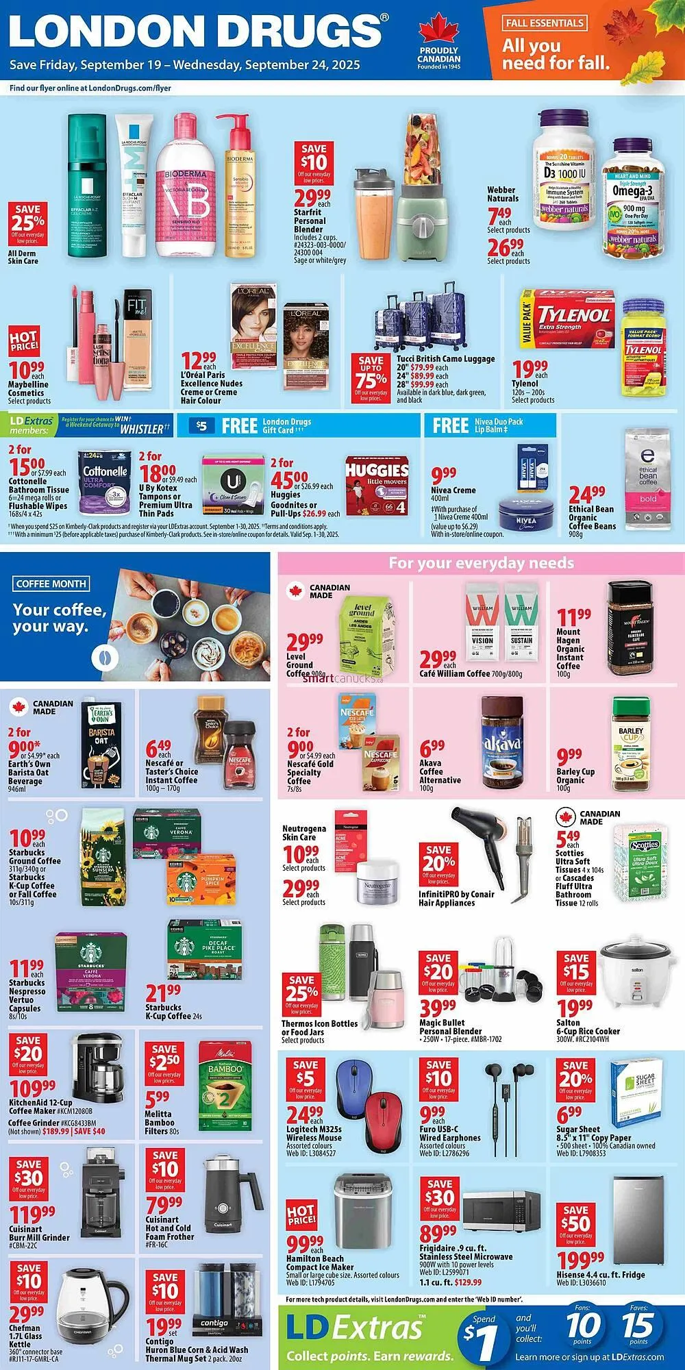 London Drugs flyer from September 19 to September 24 2025 - flyer page 1