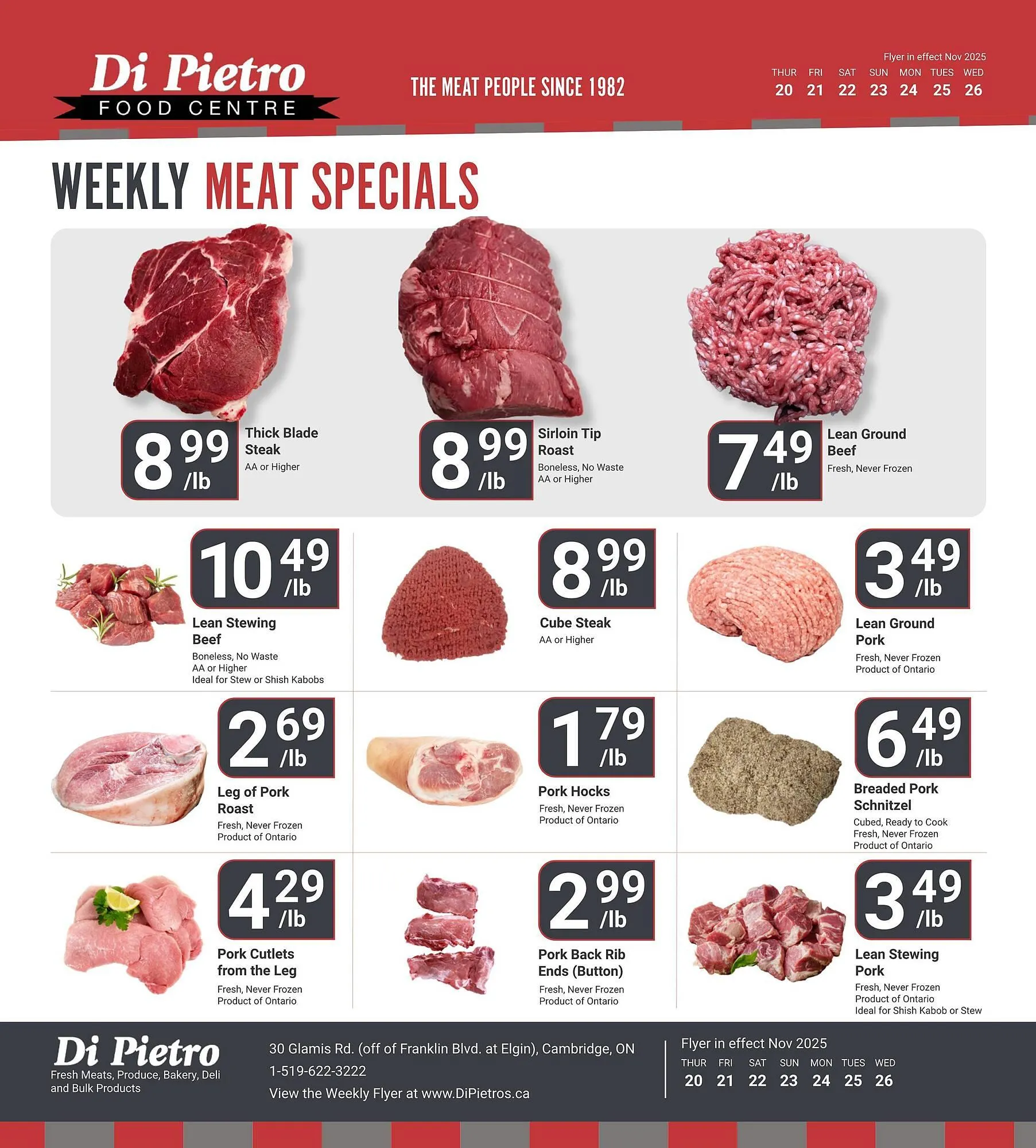 Di Pietro flyer from November 20 to November 27 2025 - flyer page 2