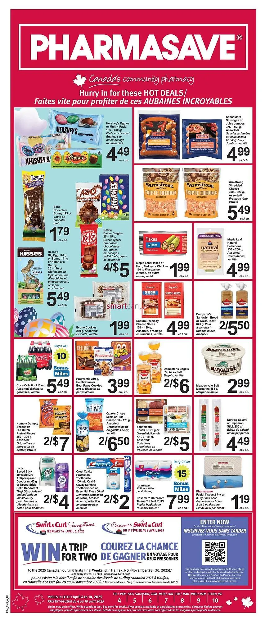 Pharmasave flyer from April 4 to April 10 2025 - flyer page 1