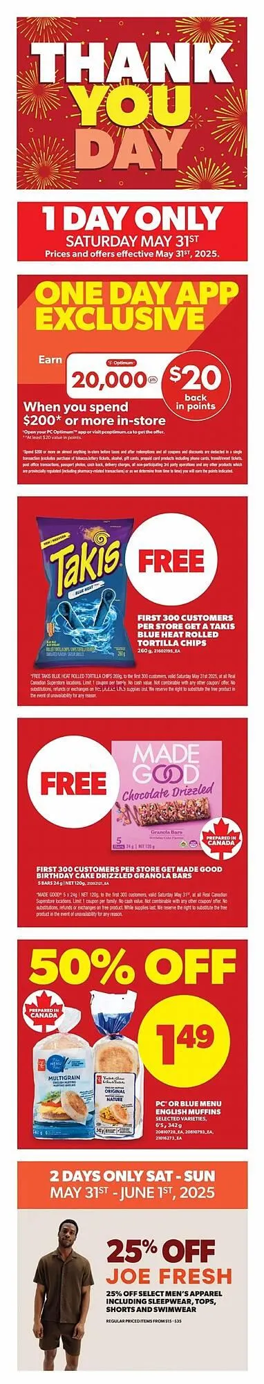 Real Canadian Superstore flyer from May 29 to June 4 2025 - flyer page 1