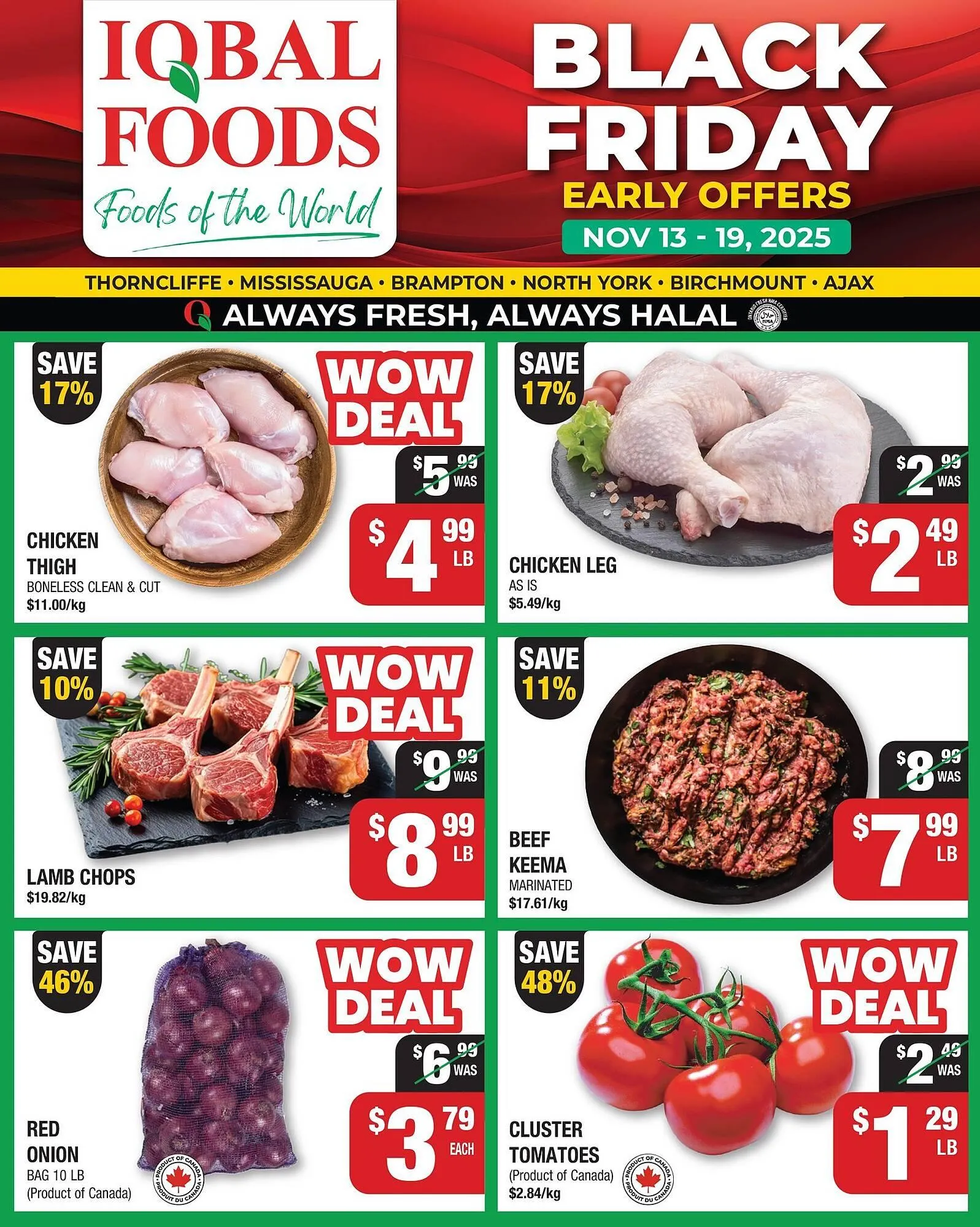 Iqbal Foods flyer from November 13 to November 23 2025 - flyer page 1