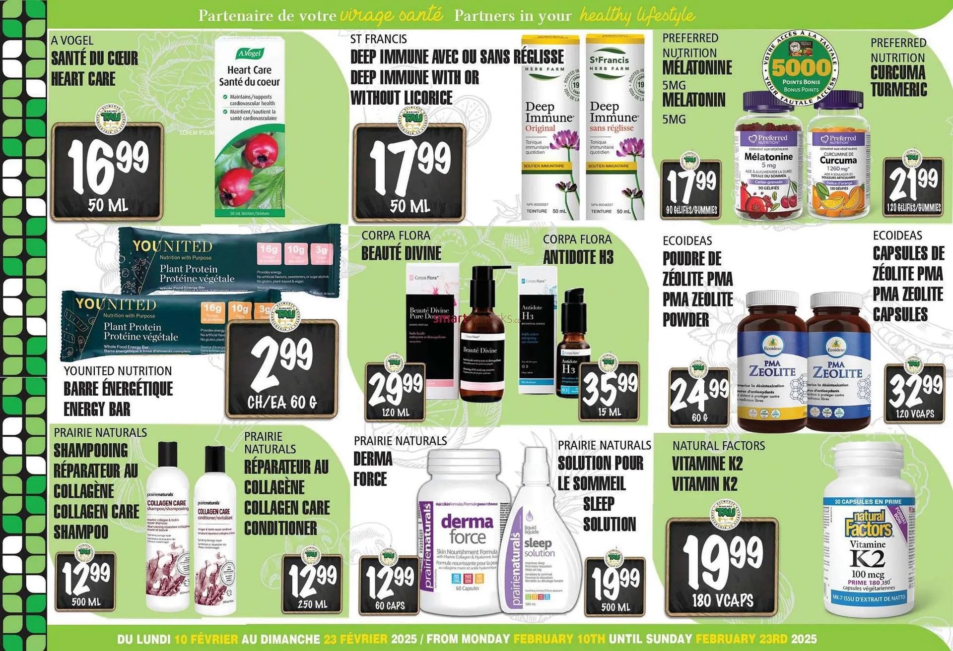 Marches Tau flyer from February 17 to March 30 2025 - flyer page 2