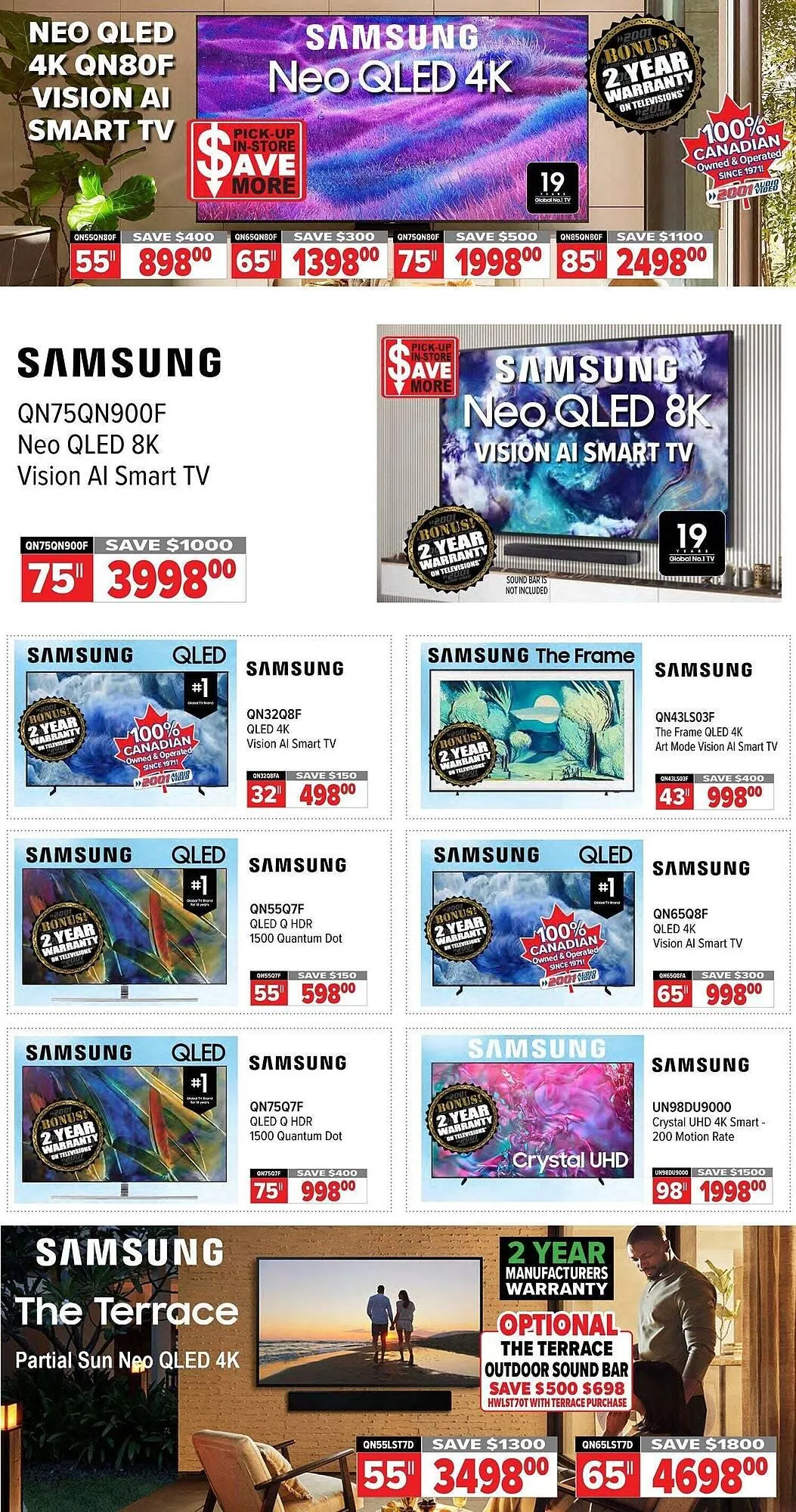 2001 Audio Video flyer from March 20 to March 27 2026 - flyer page 3