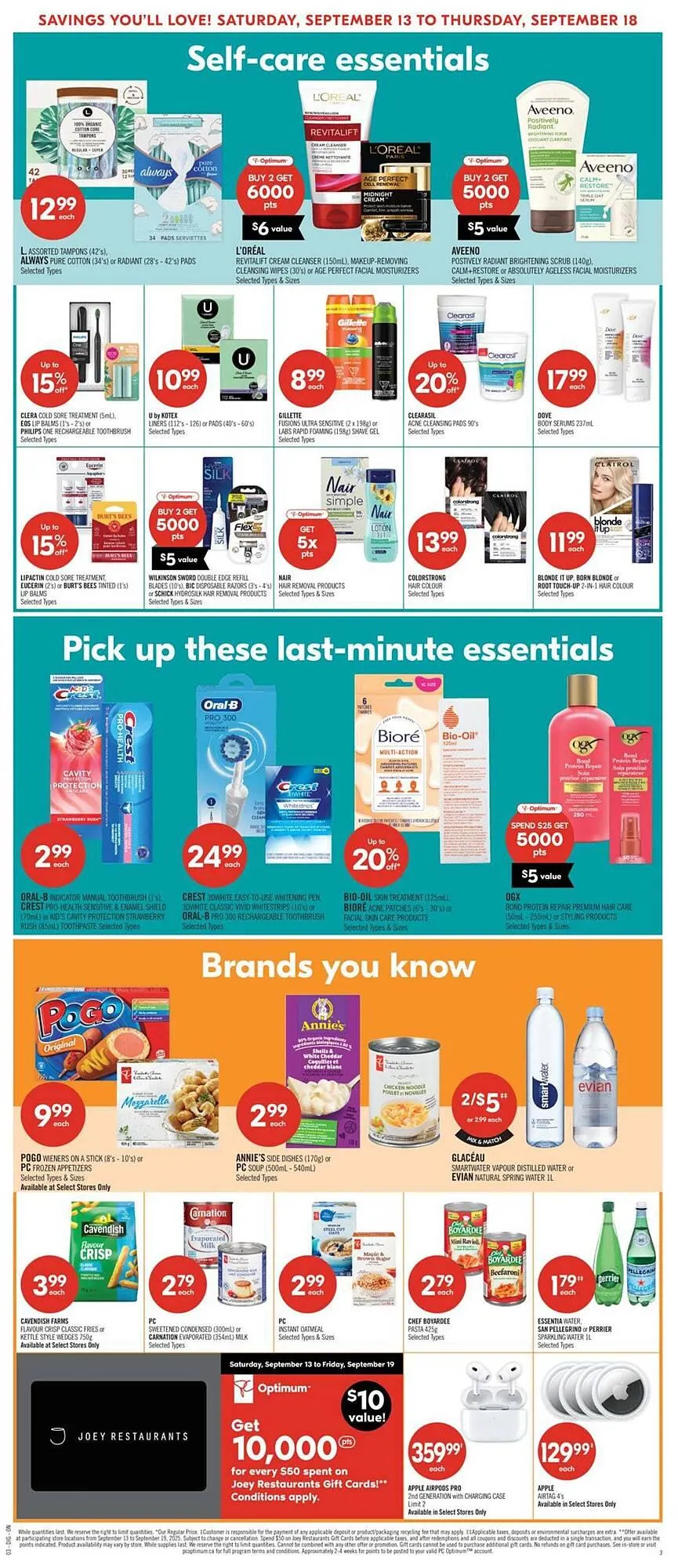 Shoppers Drug Mart flyer from September 13 to September 19 2025 - flyer page 22