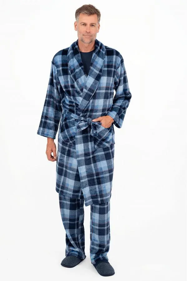 Plush polar fleece straight-leg PJ pants