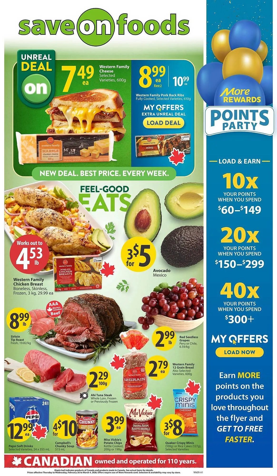 Save on Foods flyer from February 26 to March 4 2026 - flyer page 1