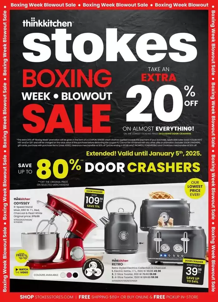 Boxing Week Sale from December 26 to January 5 2025 - flyer page 1