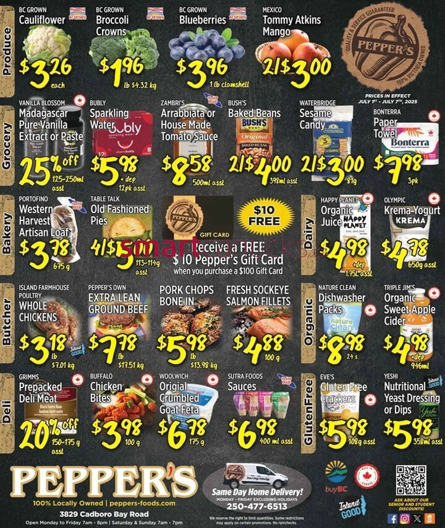 Pepper's Foods flyer from July 3 to July 9 2025 - flyer page 1