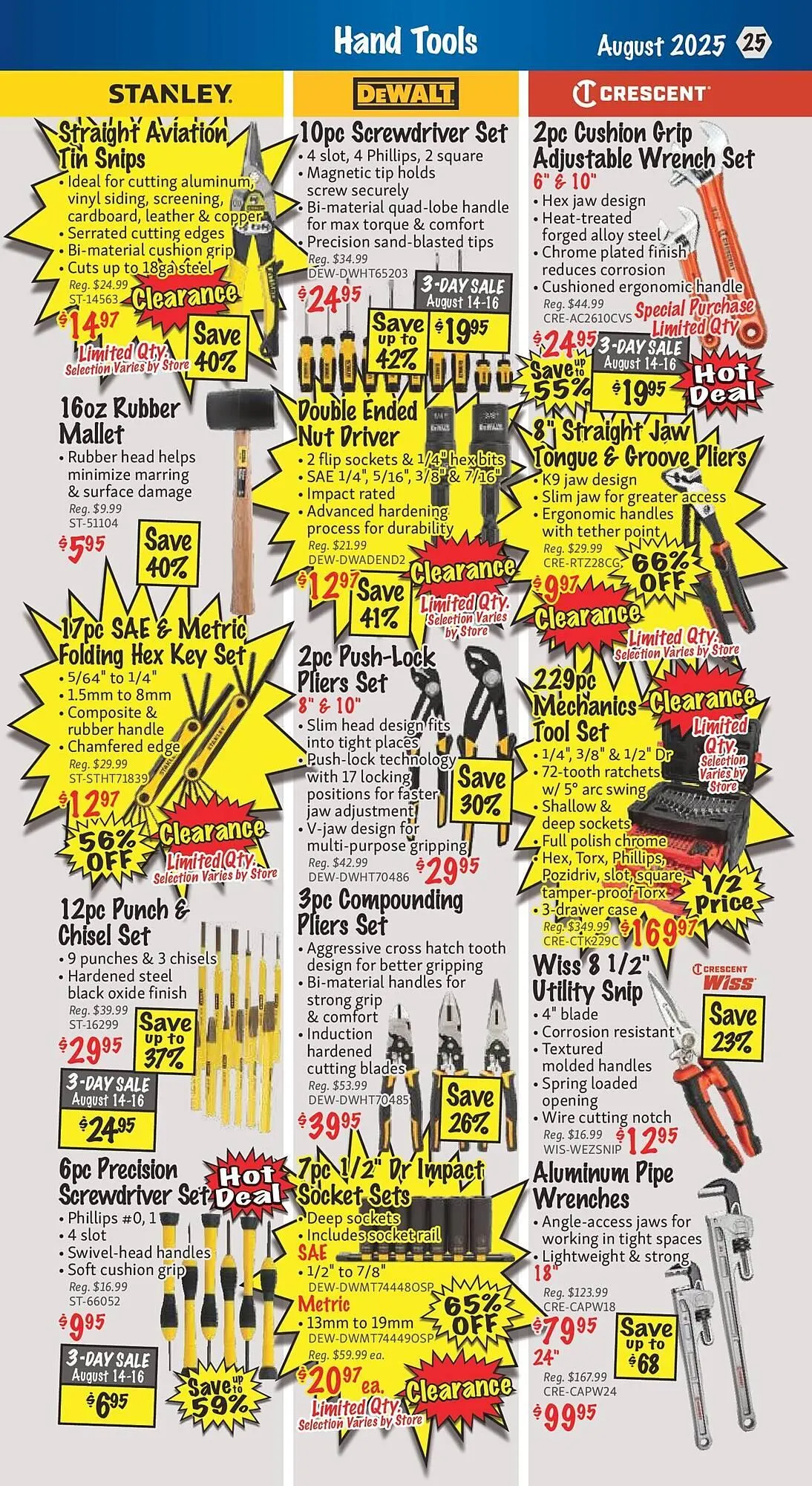 KMS Tools flyer from August 1 to August 8 2025 - flyer page 25