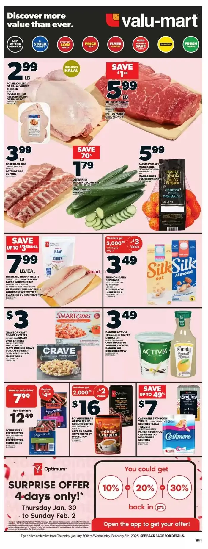 Valu-mart weeky flyer from January 30 to February 5 2025 - flyer page 3