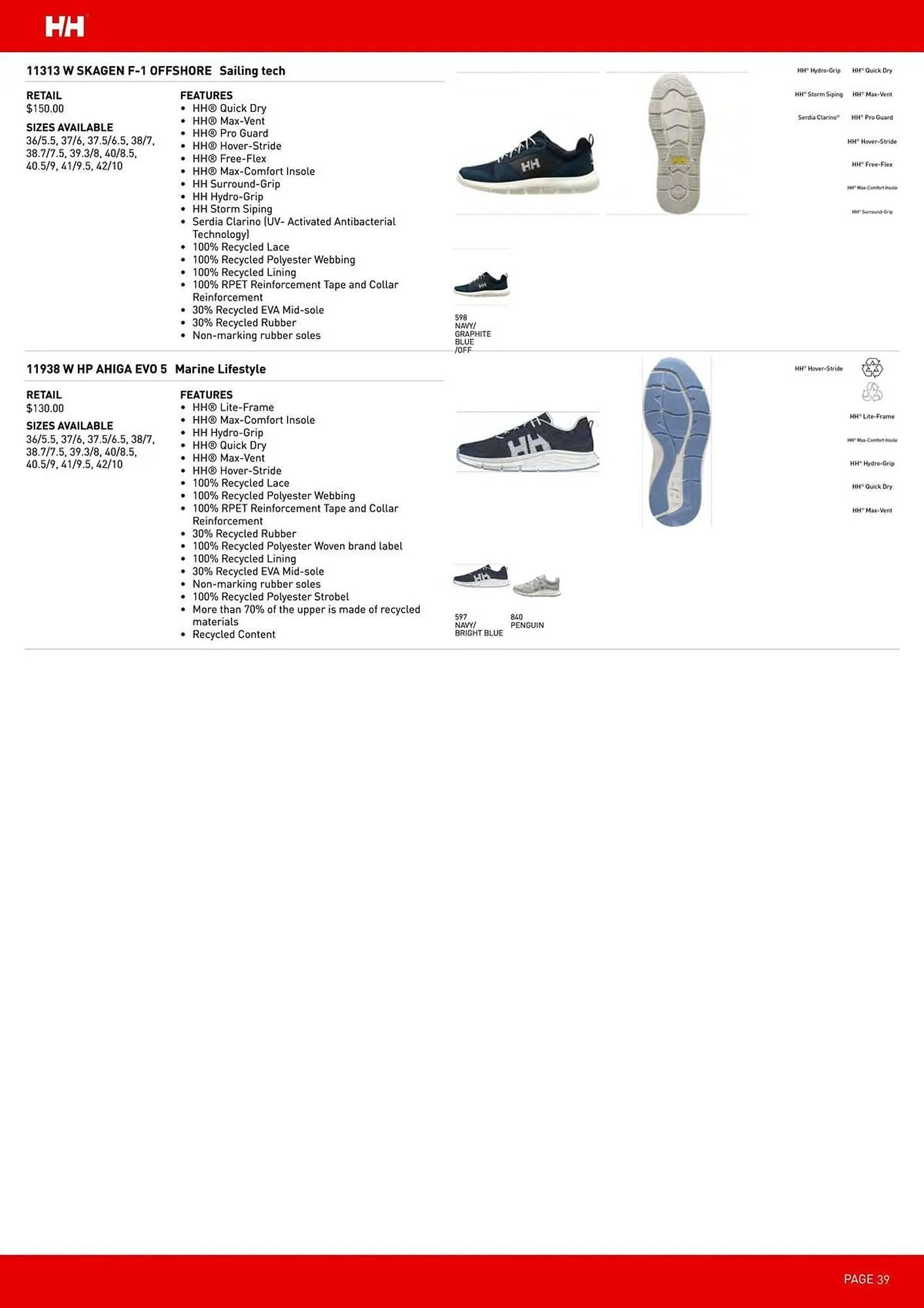 Helly Hansen flyer from September 11 to February 28 2026 - flyer page 39