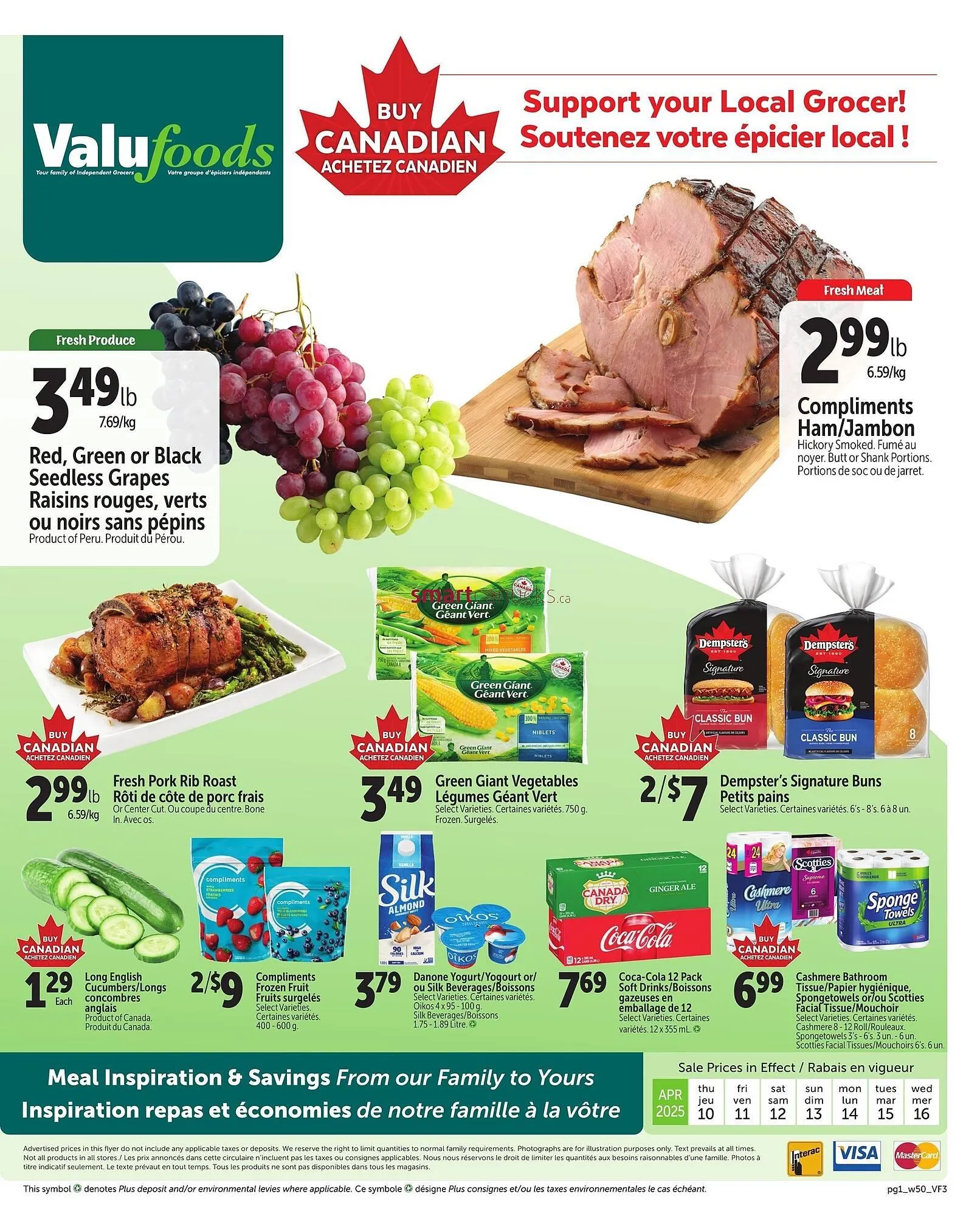 ValuFoods flyer from April 10 to April 16 2025 - flyer page 1