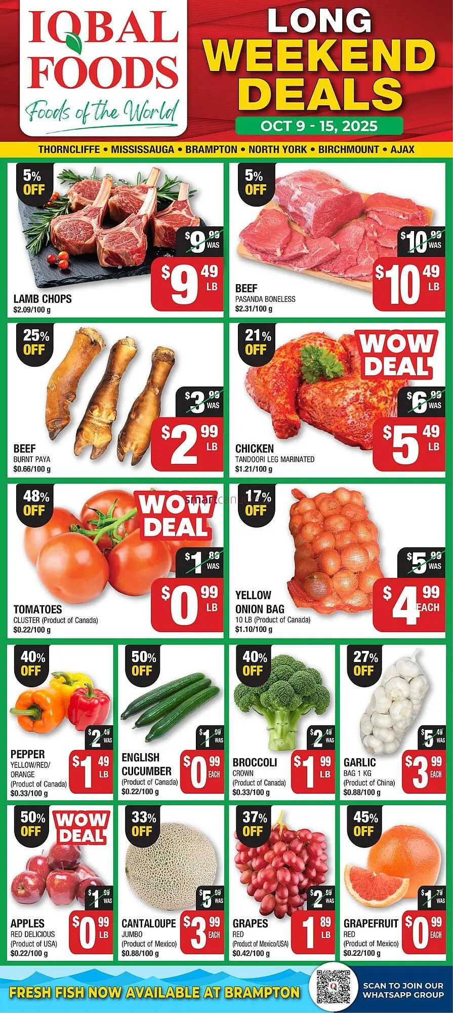 Iqbal Foods flyer from October 8 to October 14 2025 - flyer page 1