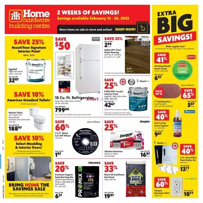 Current bargains and offers from February 13 to February 26 2025 - flyer page 1