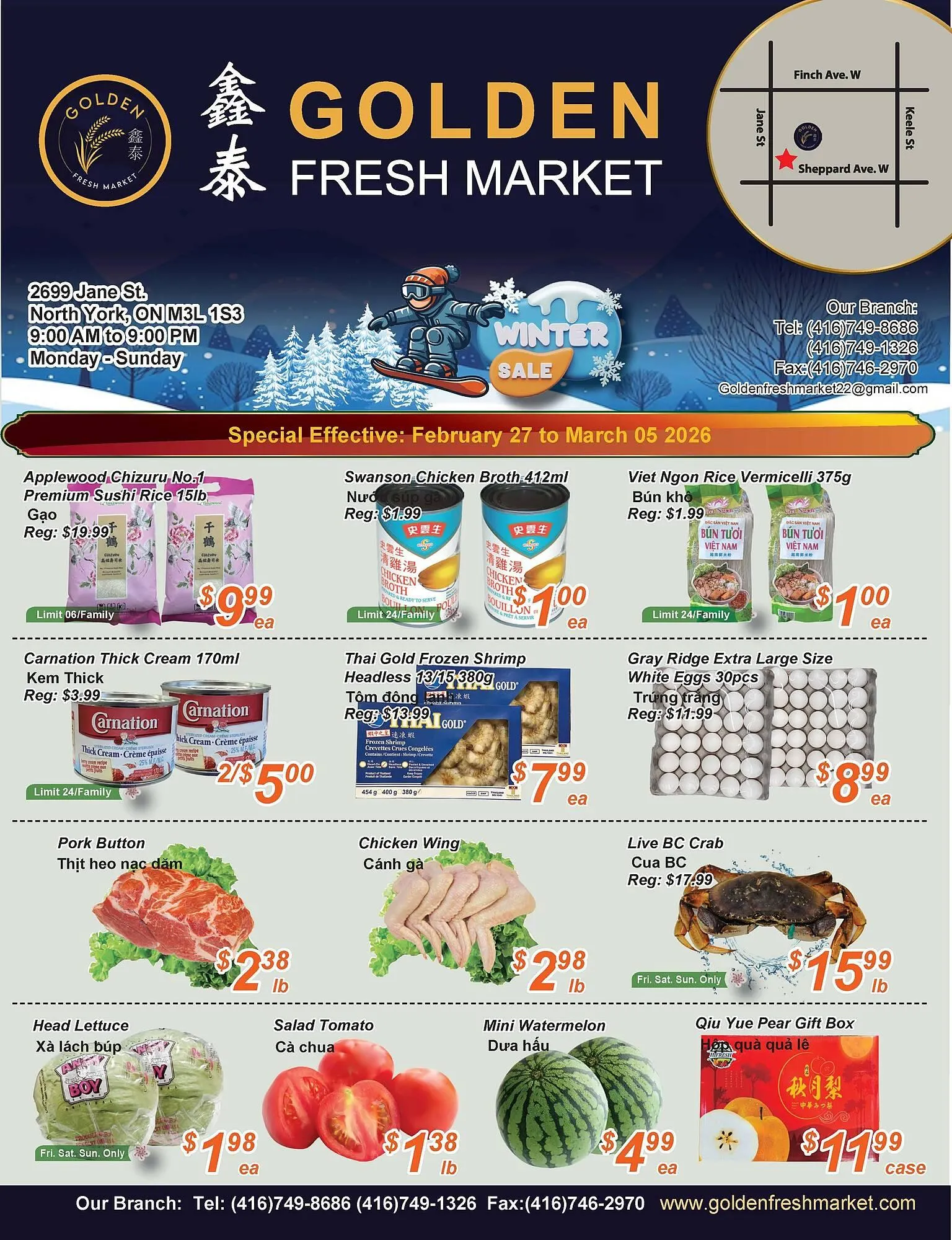 Golden Fresh Market flyer from February 27 to March 5 2026 - flyer page 1