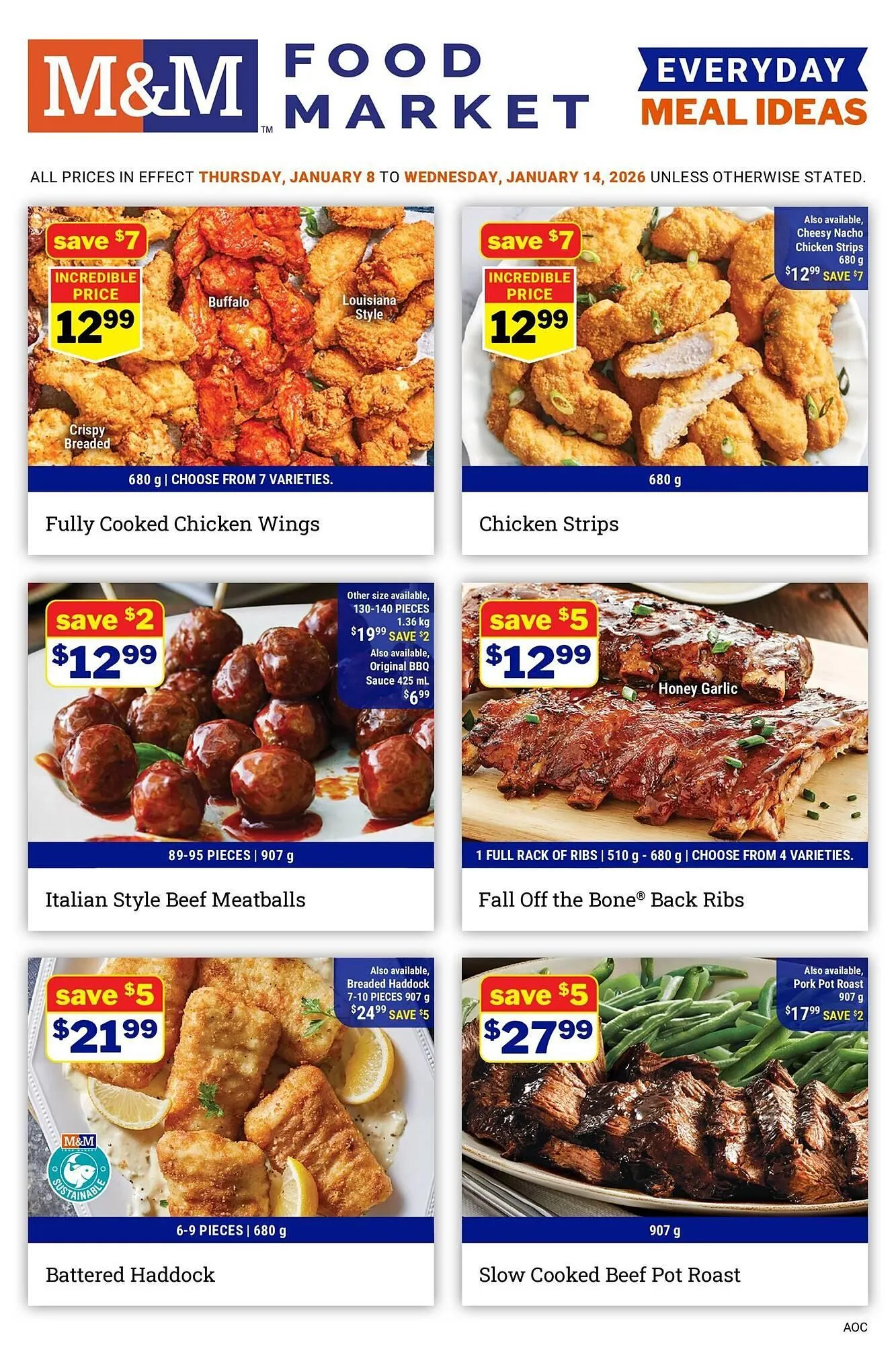 M & M Food Market flyer from January 8 to January 15 2026 - flyer page 1