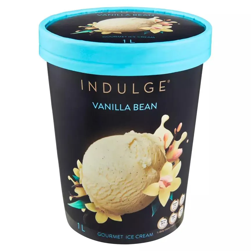 Vanilla Bean Gourmet Ice Cream 1L