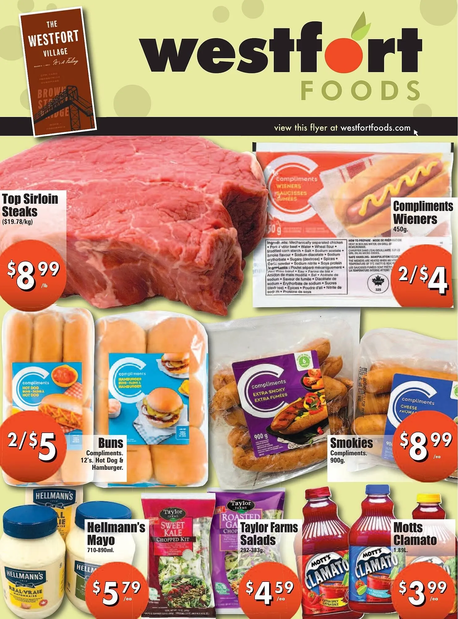 Westfort Foods flyer from August 1 to August 7 2025 - flyer page 1
