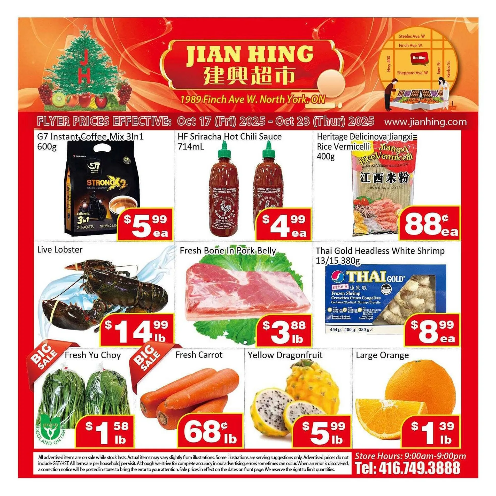 Jian Hing Supermarket flyer from October 18 to October 24 2025 - flyer page 1