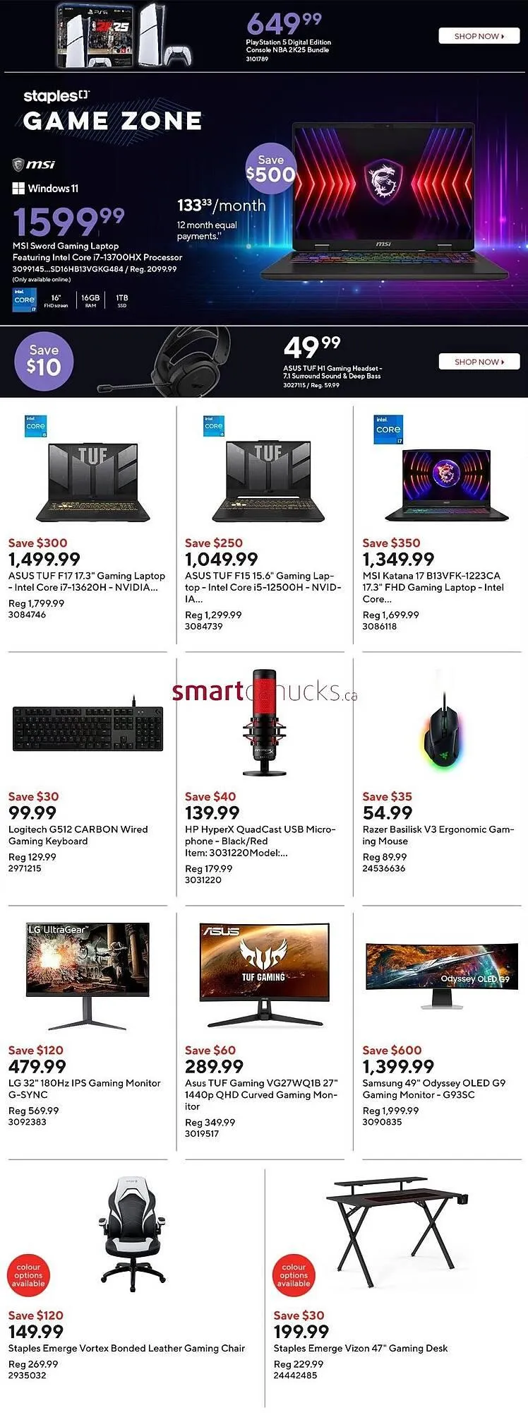 Staples flyer from November 1 to November 7 2024 - flyer page 15