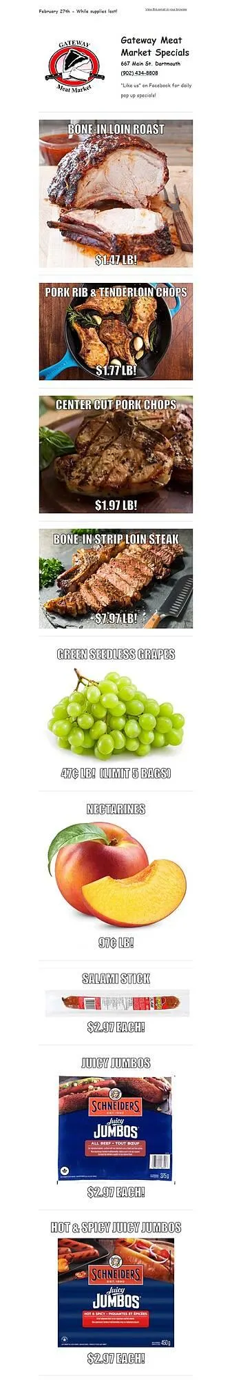Grocery Gateway flyer - 1