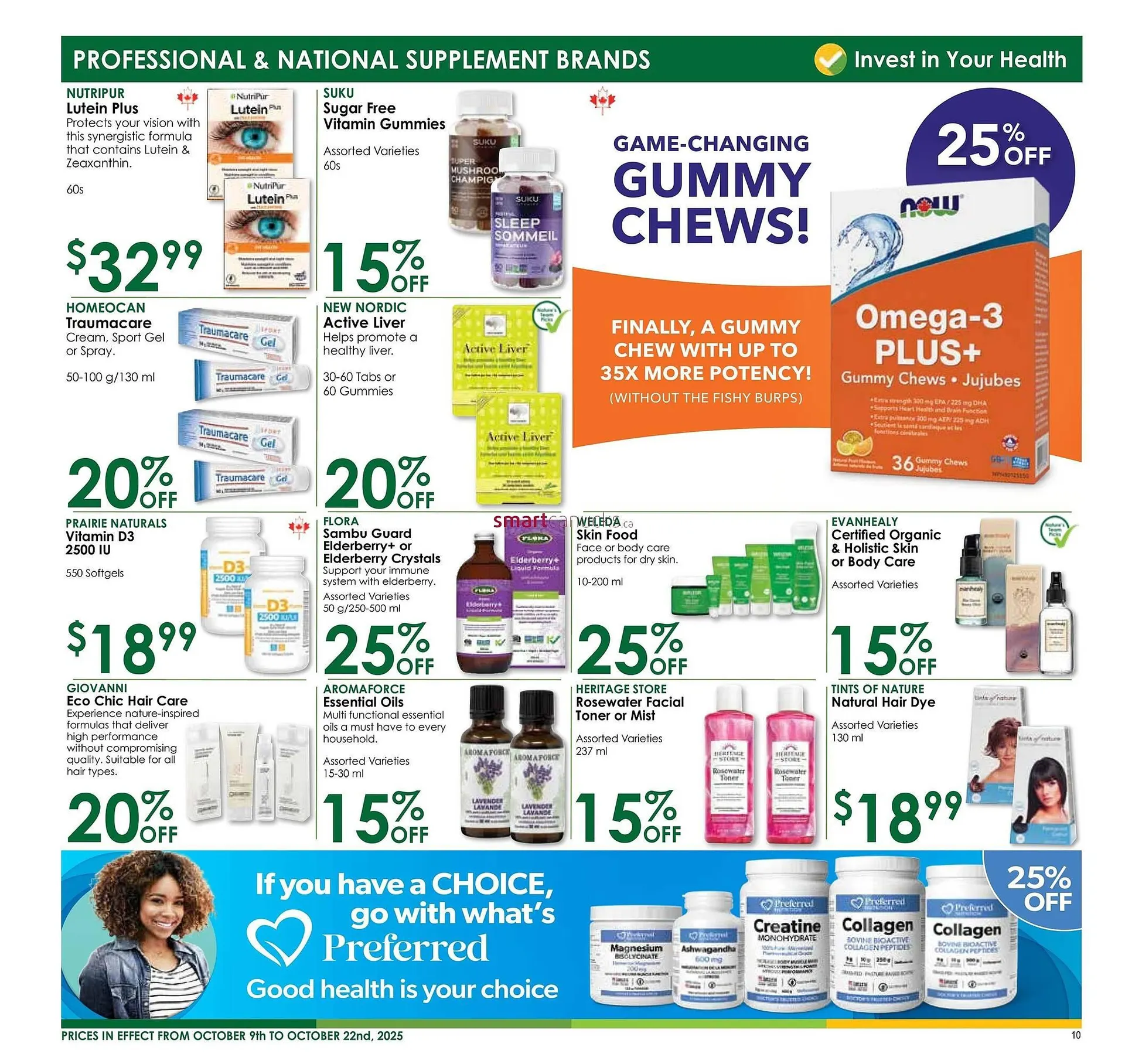 Nature's Emporium flyer from October 9 to October 15 2025 - flyer page 10