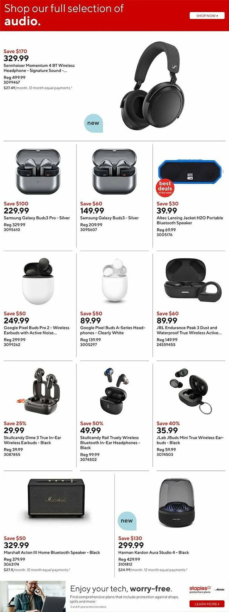 Staples flyer from January 2 to January 16 2025 - flyer page 12