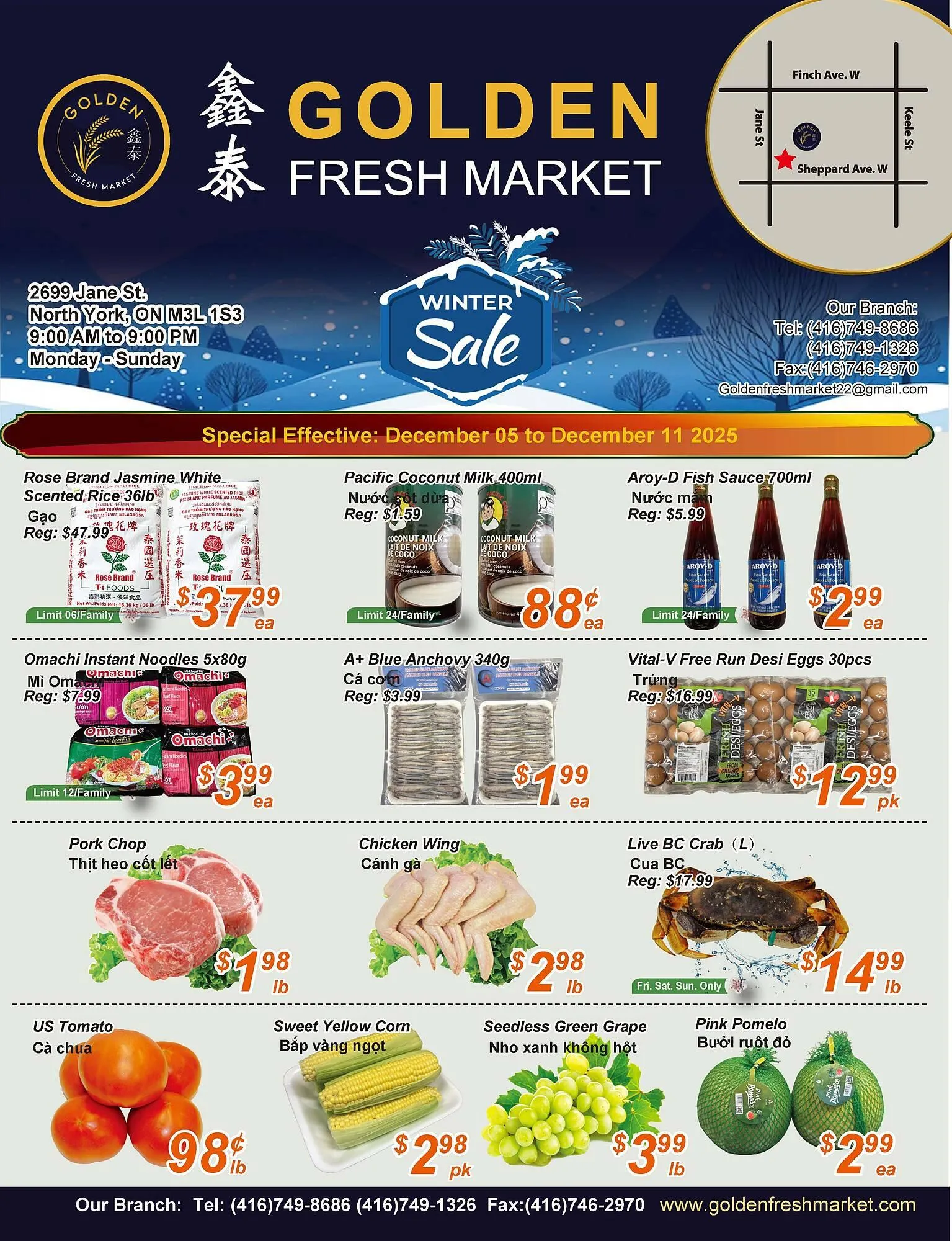 Golden Fresh Market flyer from December 5 to December 11 2025 - flyer page 1