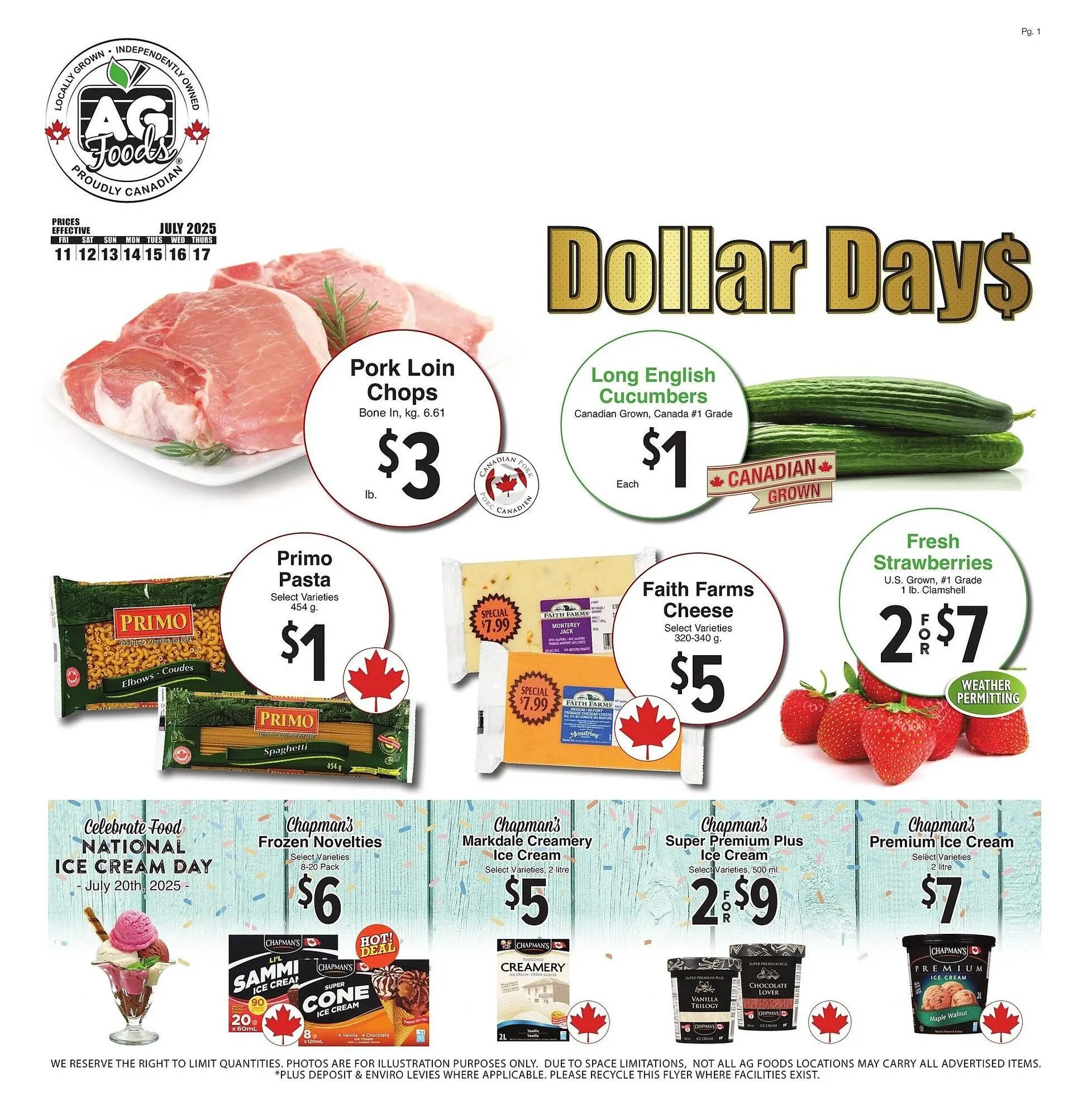AG Foods flyer - 1