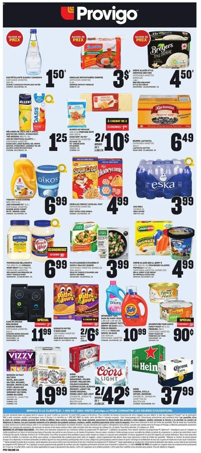 Provigo weekly flyer from July 4 to July 10 2024 - flyer page 9