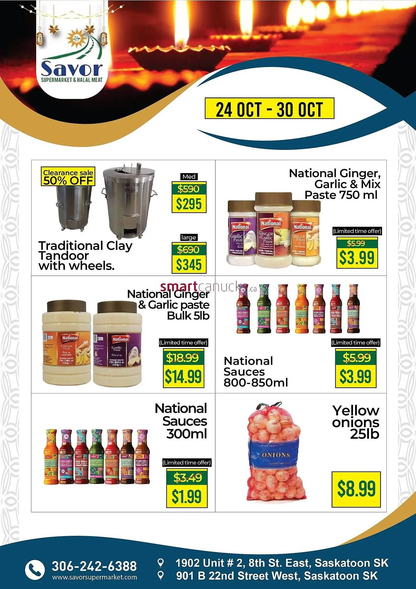 Savor Supermarket flyer from October 24 to October 30 2025 - flyer page 1