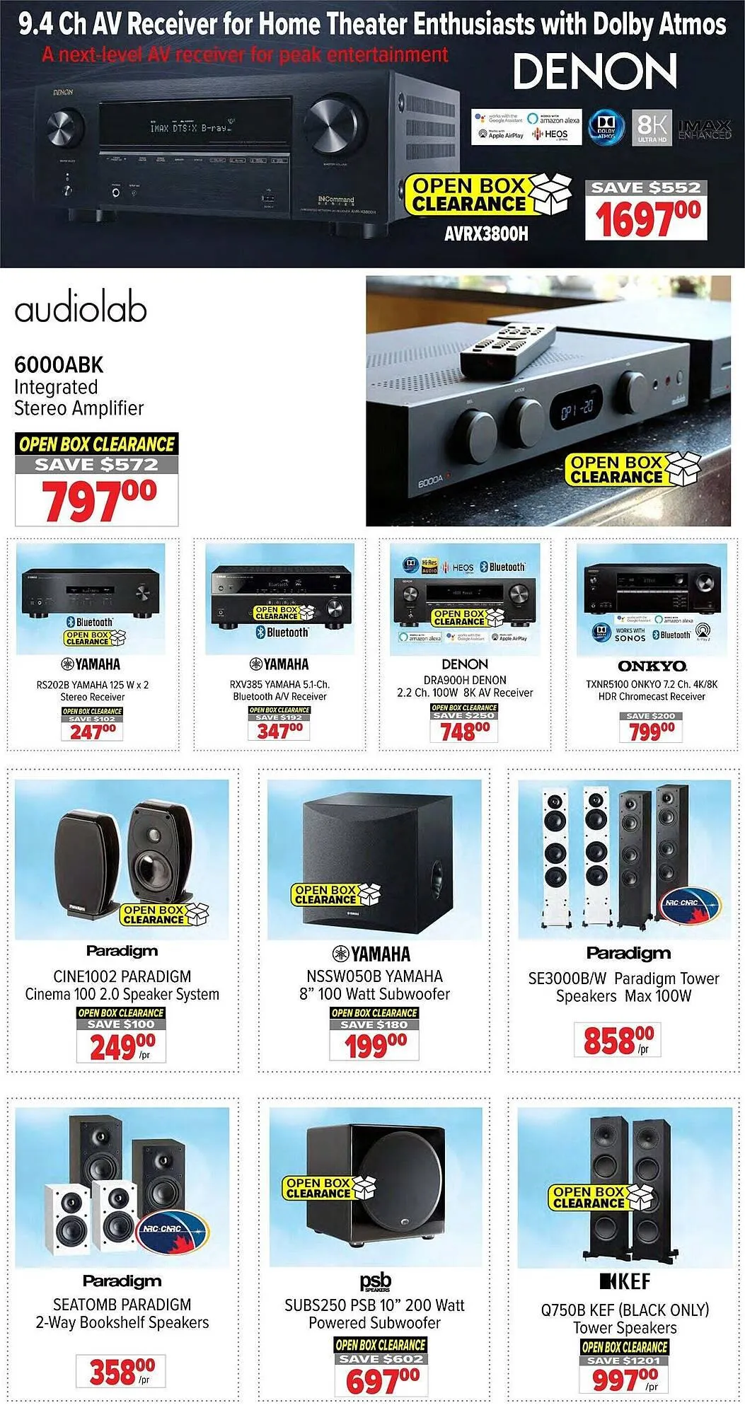 2001 Audio Video flyer from July 25 to August 1 2025 - flyer page 4