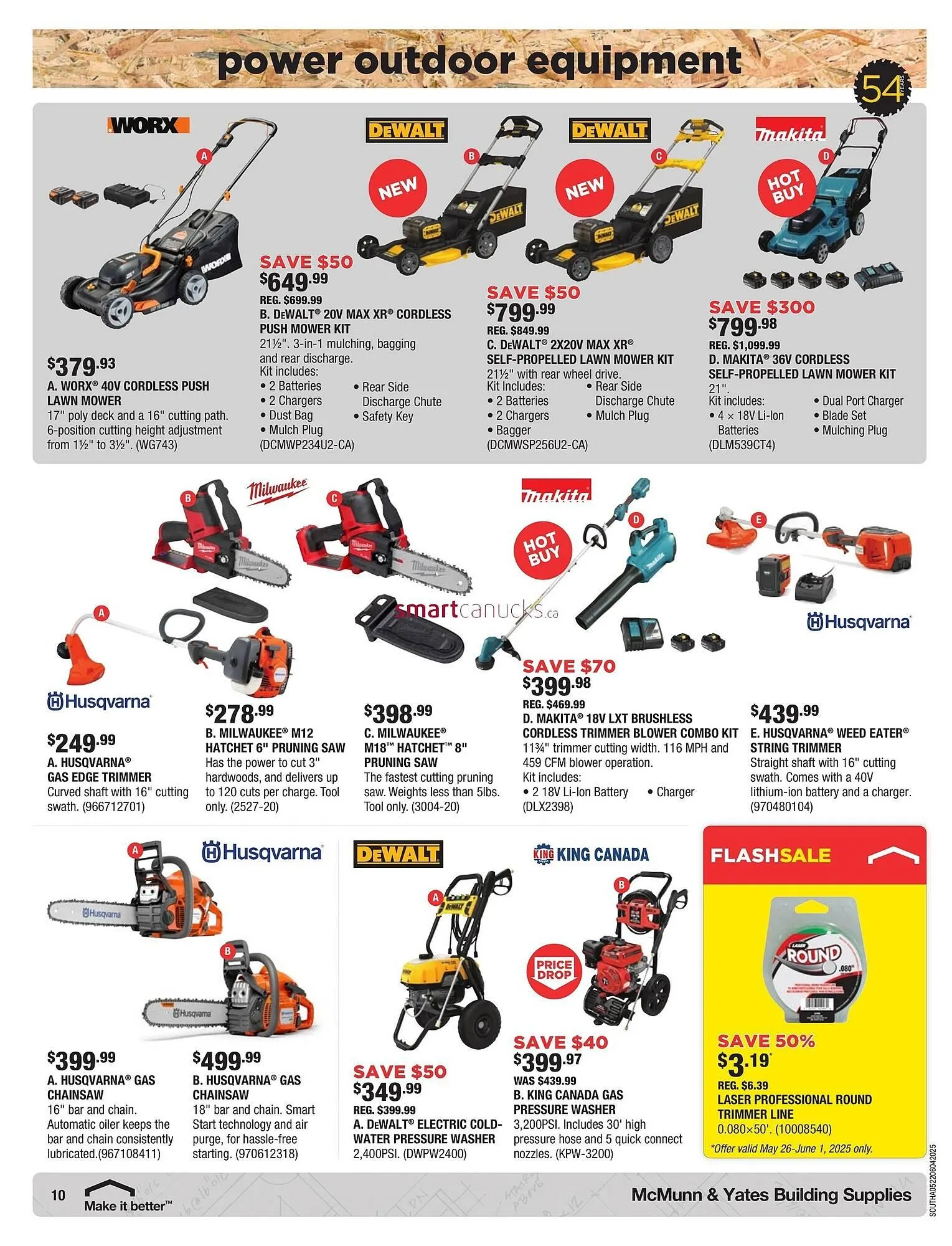 McMunn & Yates Building Supplies flyer from May 23 to May 29 2025 - flyer page 10