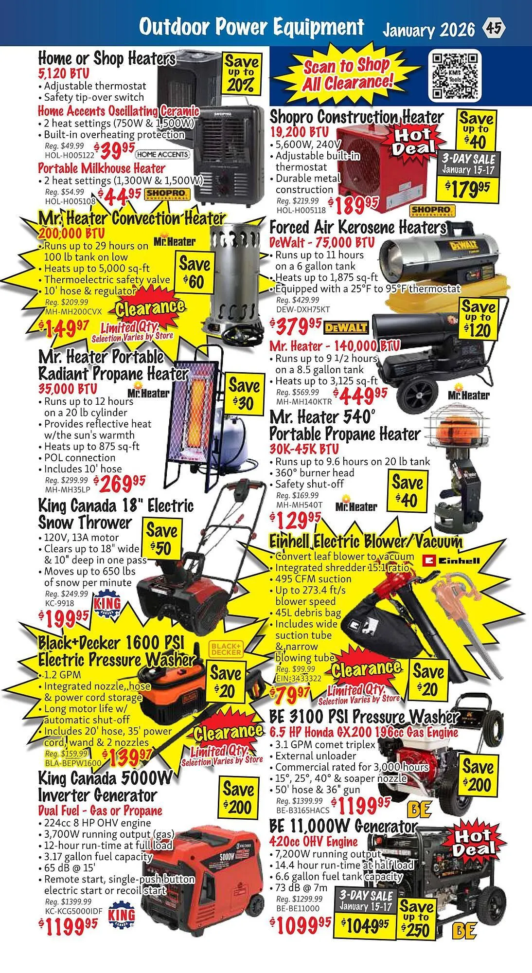 KMS Tools flyer from January 1 to January 31 2026 - flyer page 45