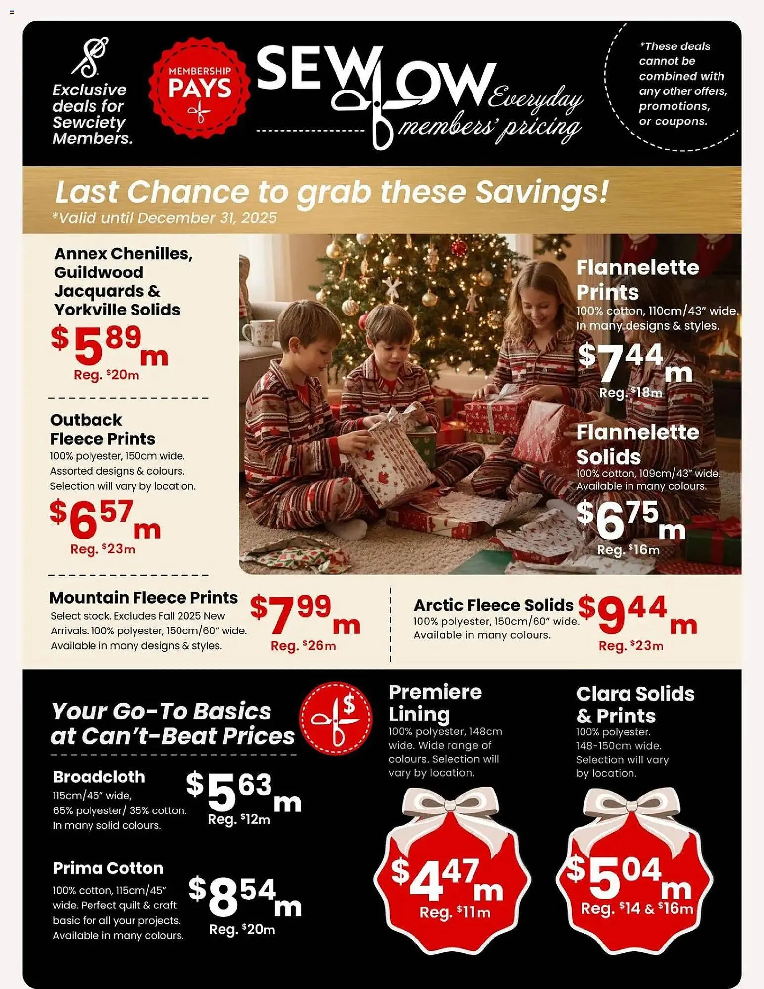 Fabricland flyer from December 1 to December 25 2025 - flyer page 5