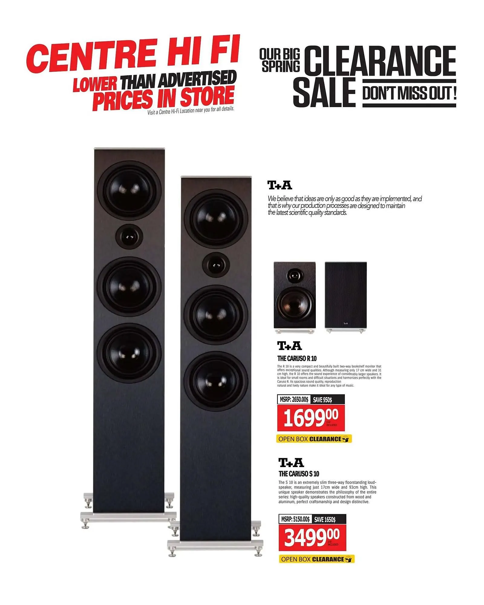 Centre Hi-Fi flyer from April 11 to April 17 2025 - flyer page 70