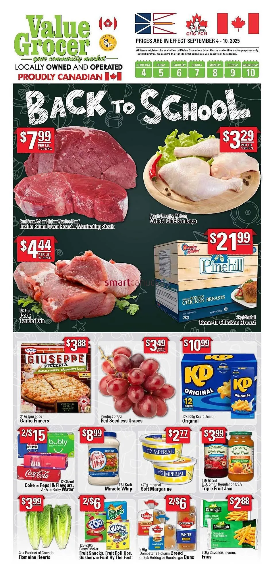 Value Grocer flyer from September 5 to September 11 2025 - flyer page 1