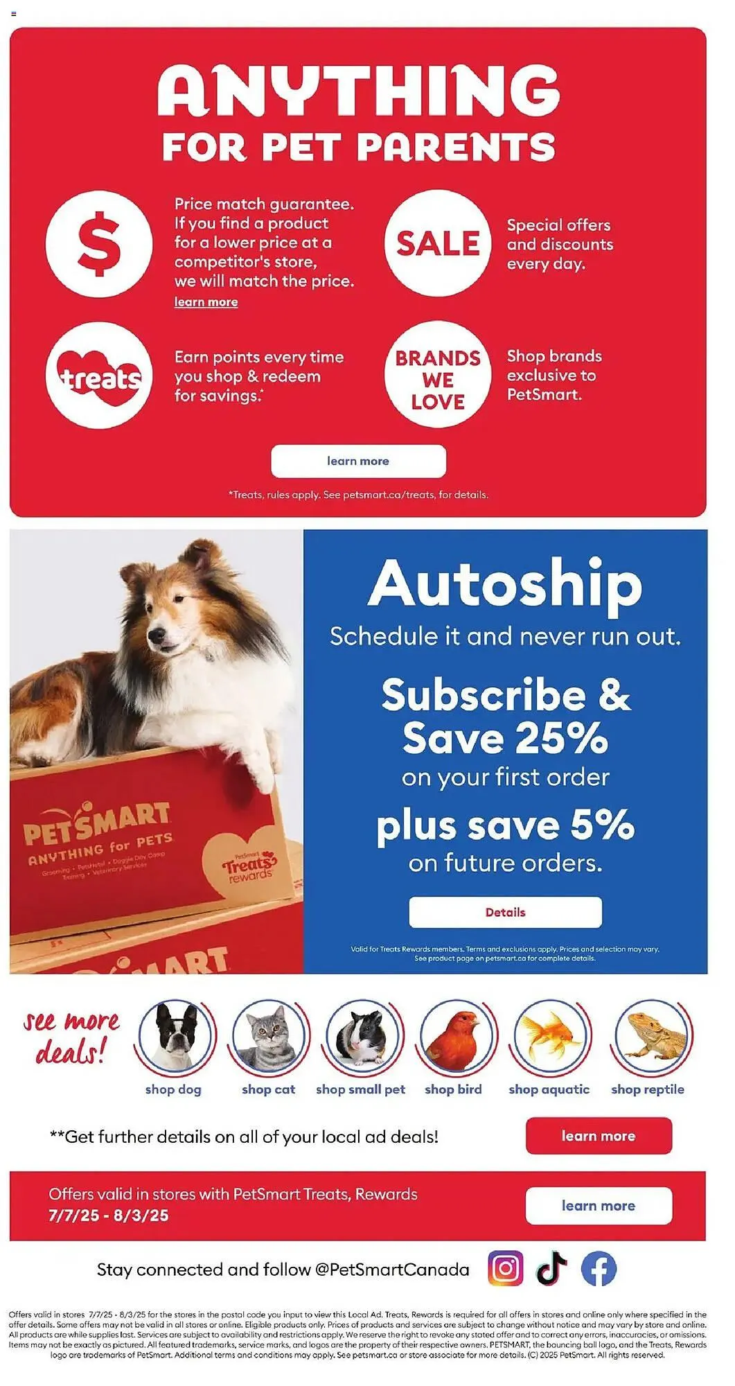Petsmart flyer from July 7 to August 4 2025 - flyer page 13