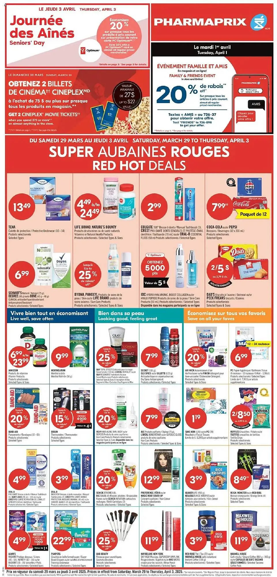 Pharmaprix flyer from March 29 to April 3 2025 - flyer page 2
