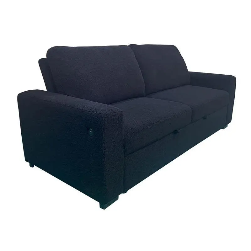 Sofa convertible en sherpa