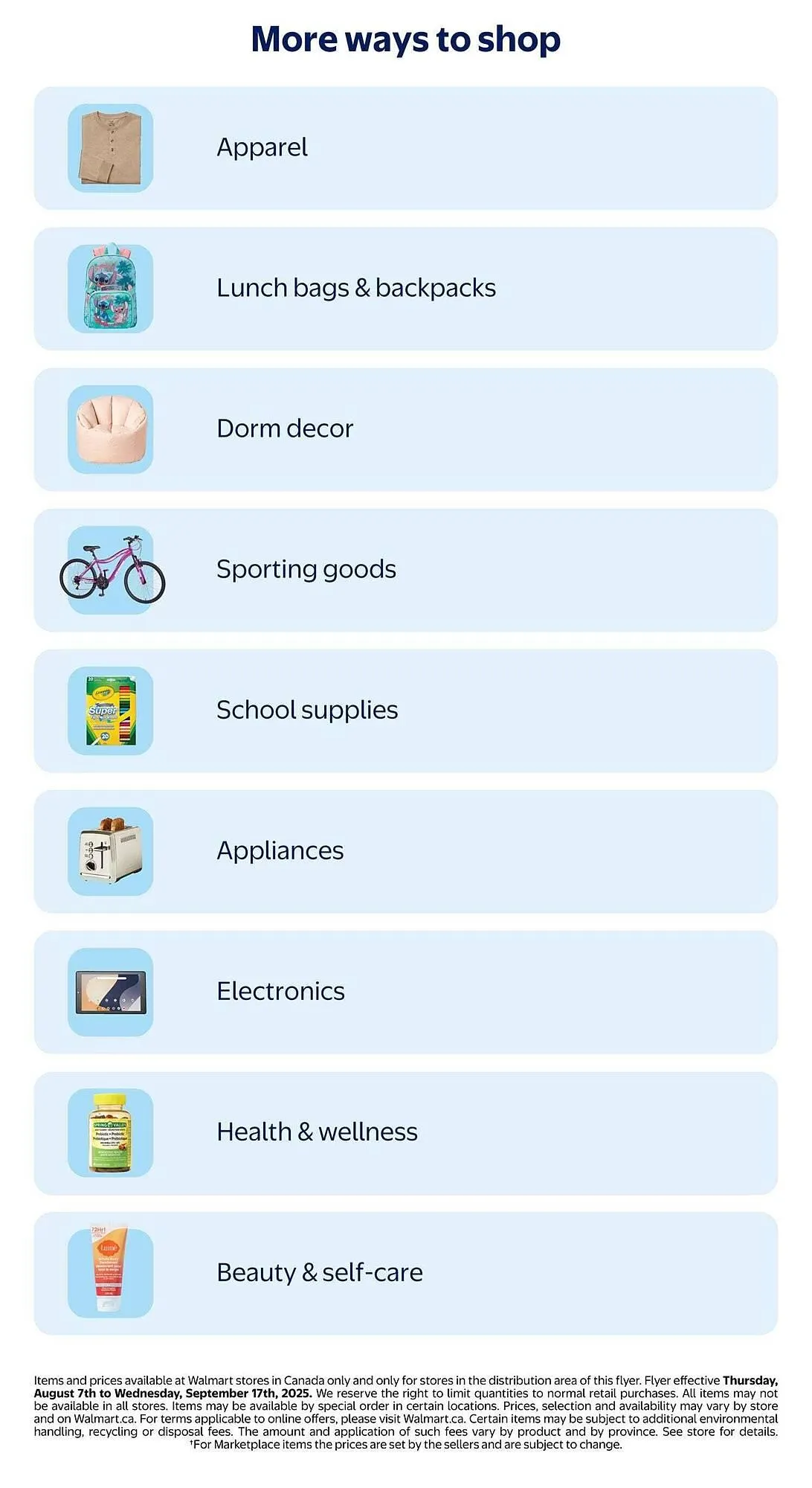 Walmart flyer from August 7 to August 14 2025 - flyer page 43