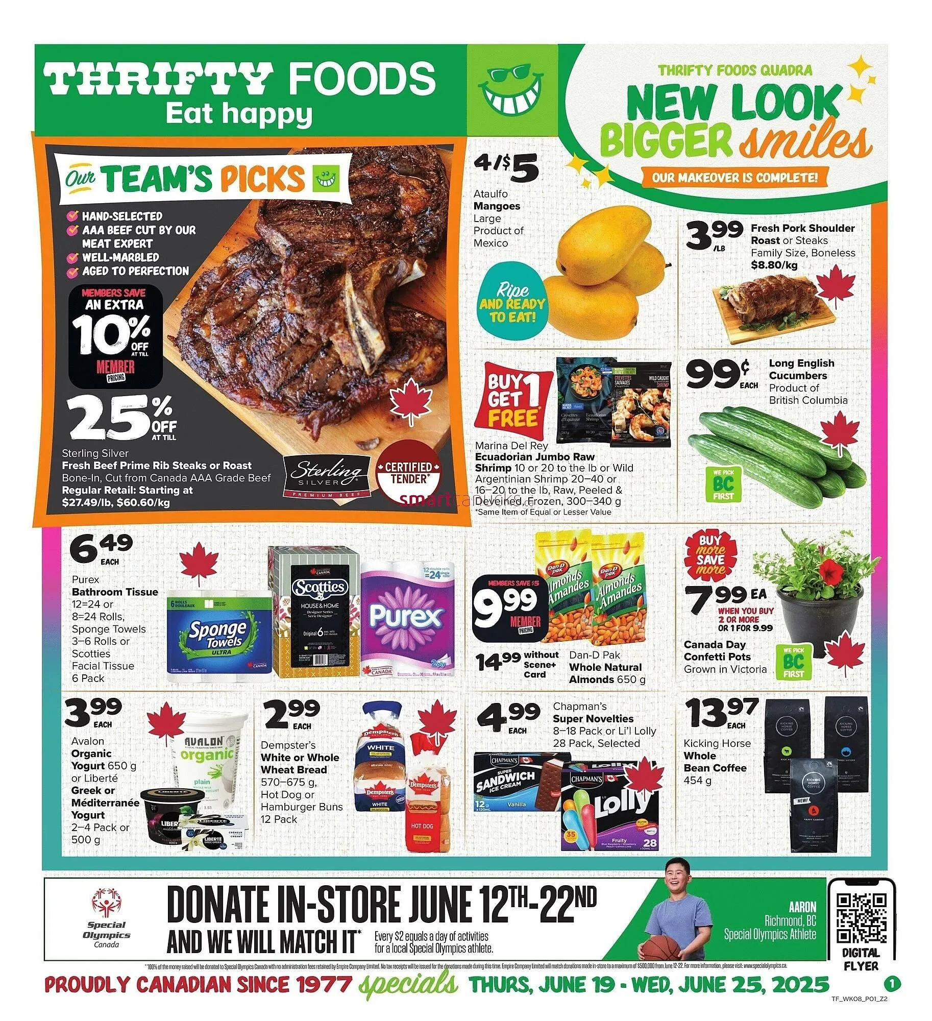 Thrifty Foods flyer from June 18 to June 24 2025 - flyer page 1